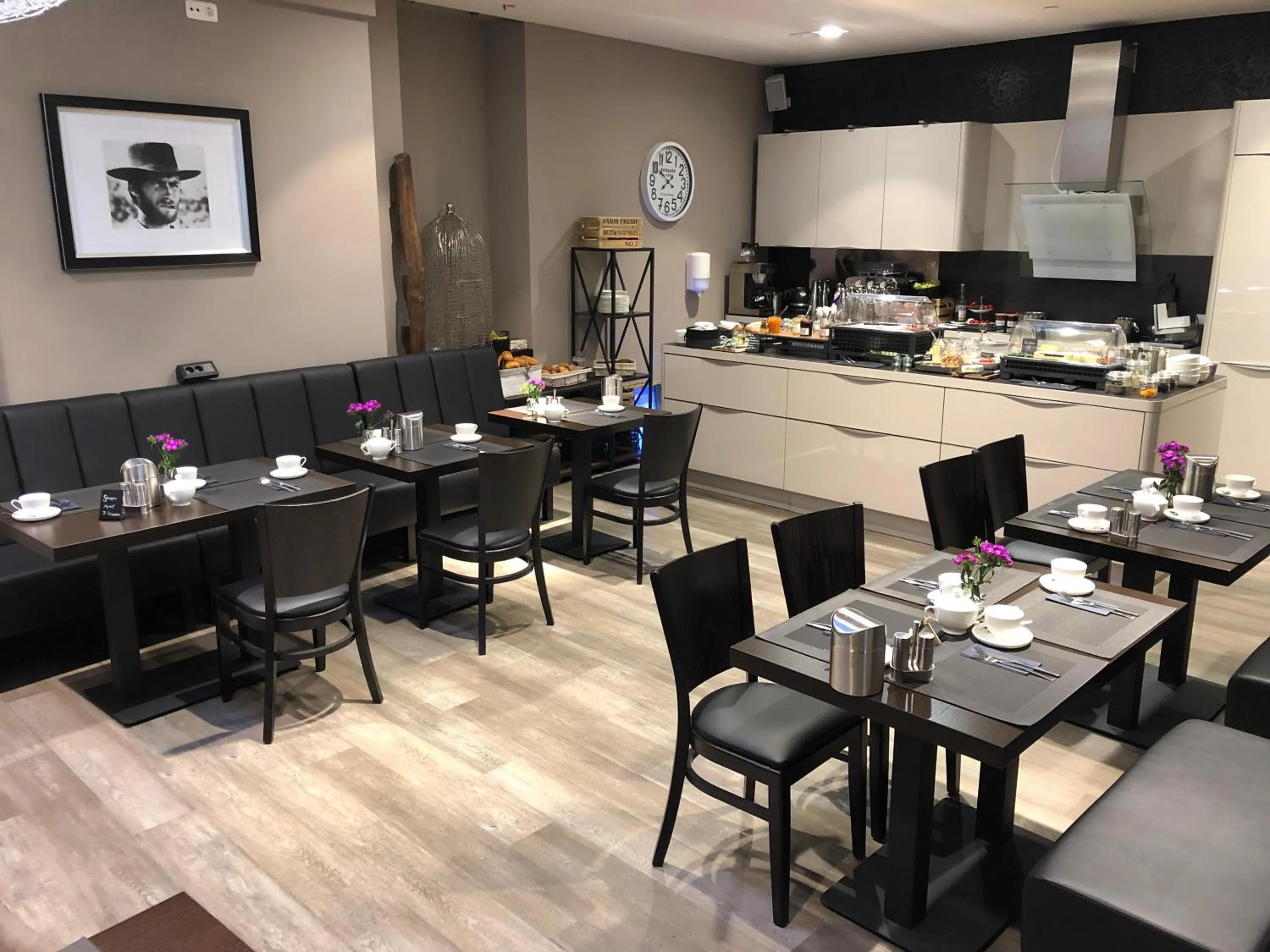 Dining area in Pension Burkhardt