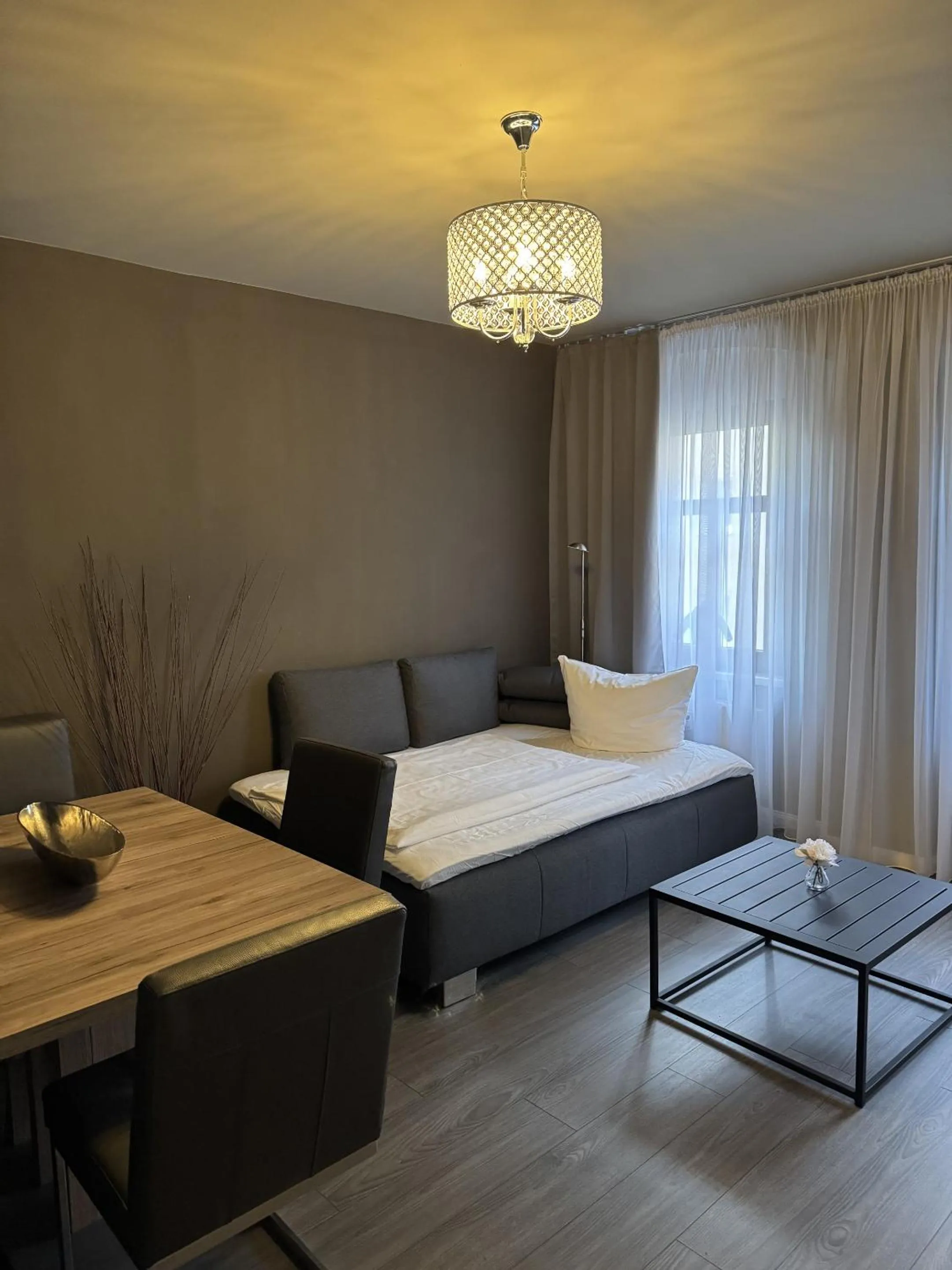 Bedroom, Bed in Pension Burkhardt