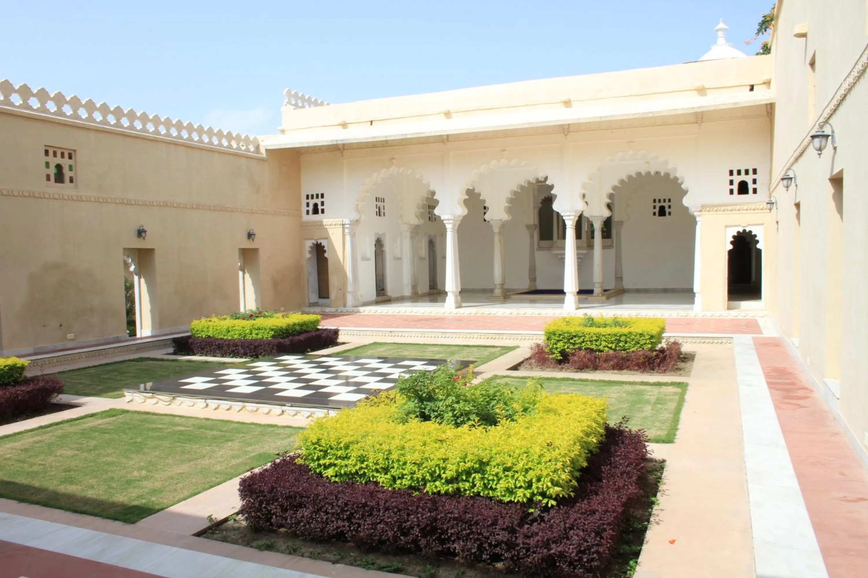 Garden in Sardargarh Heritage Fort Udaipur
