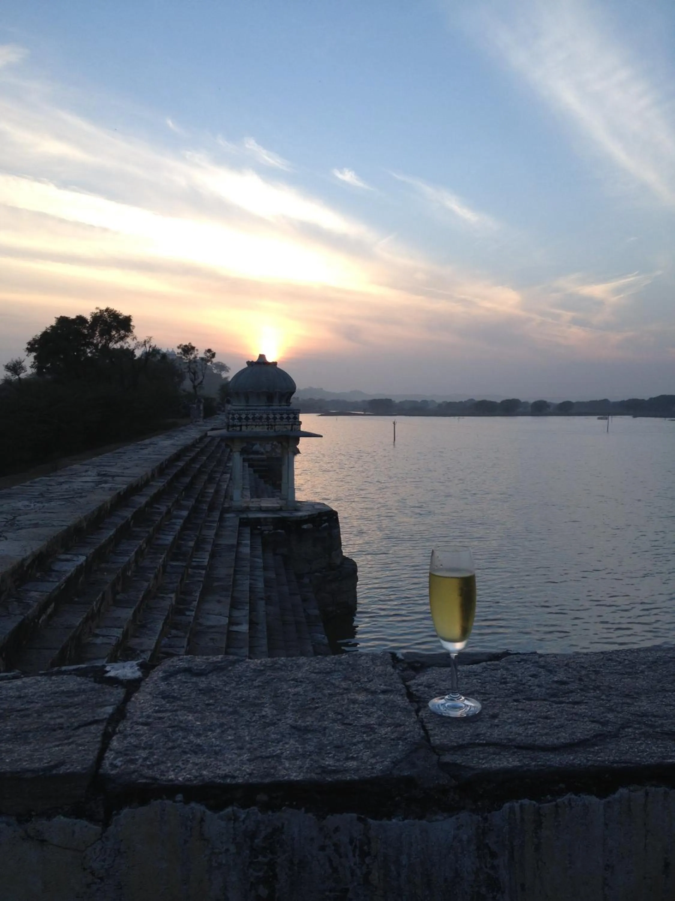 Lake view in Sardargarh Heritage Fort Udaipur