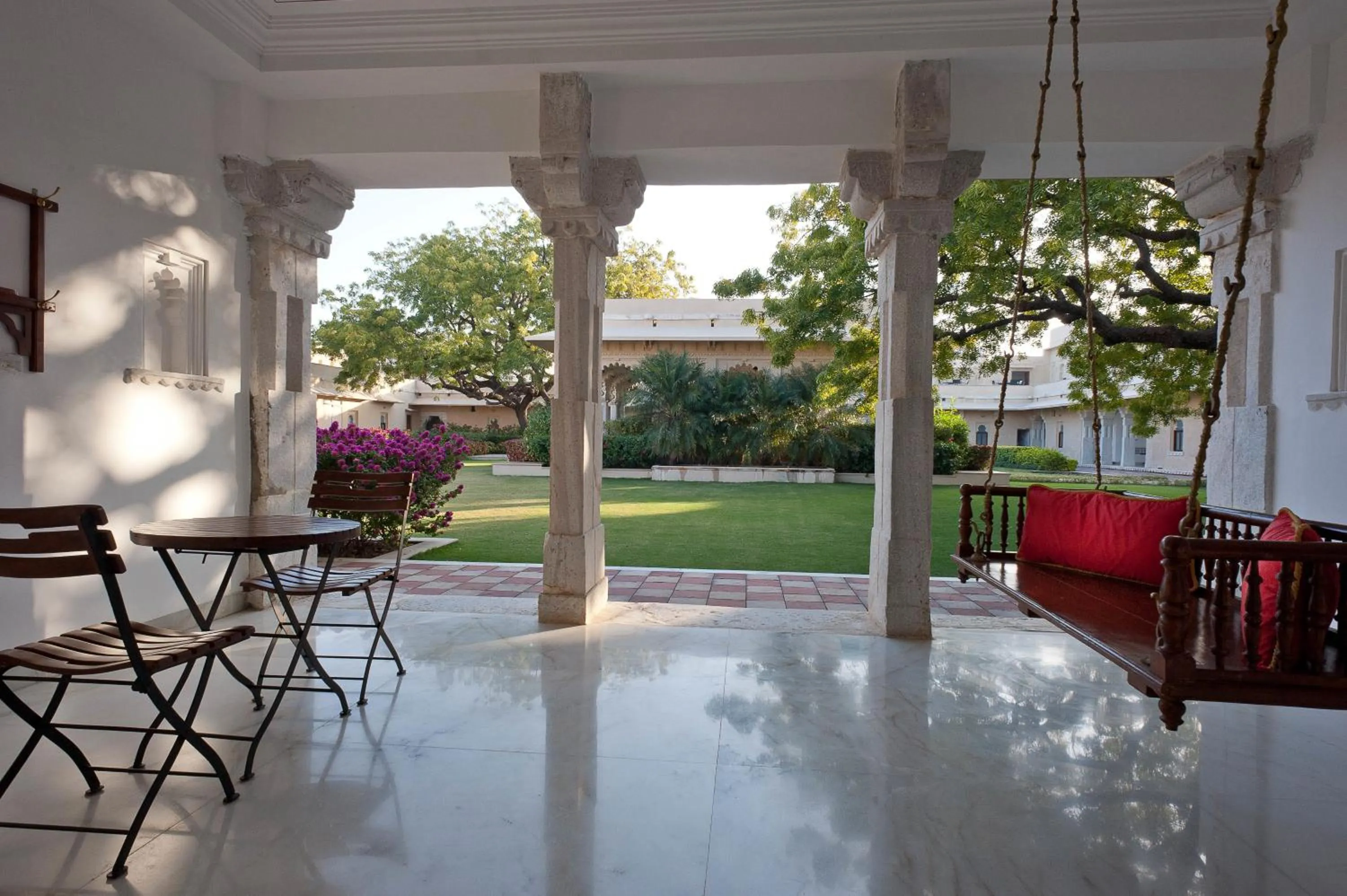 Garden in Sardargarh Heritage Fort Udaipur