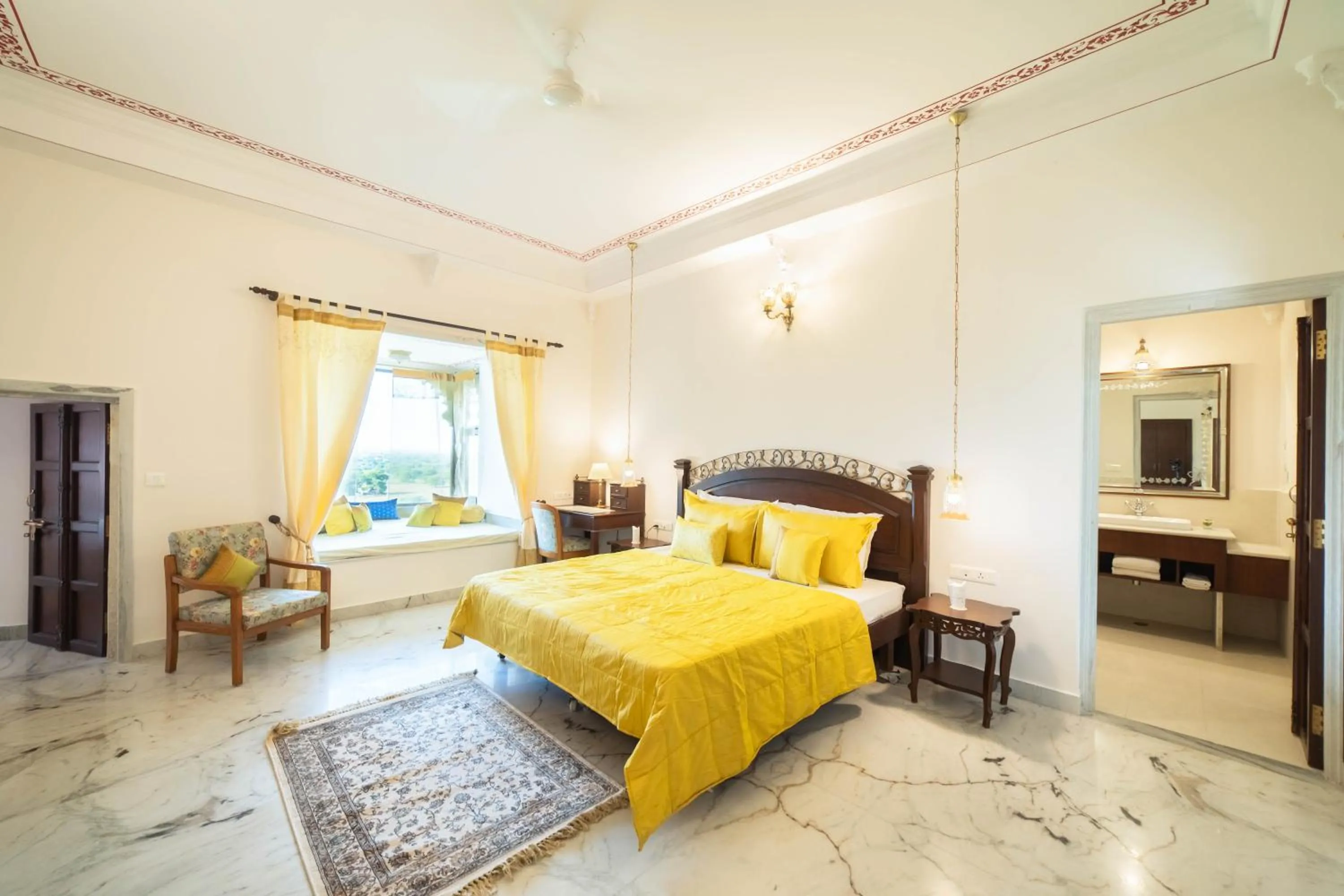 Bedroom in Sardargarh Heritage Fort Udaipur