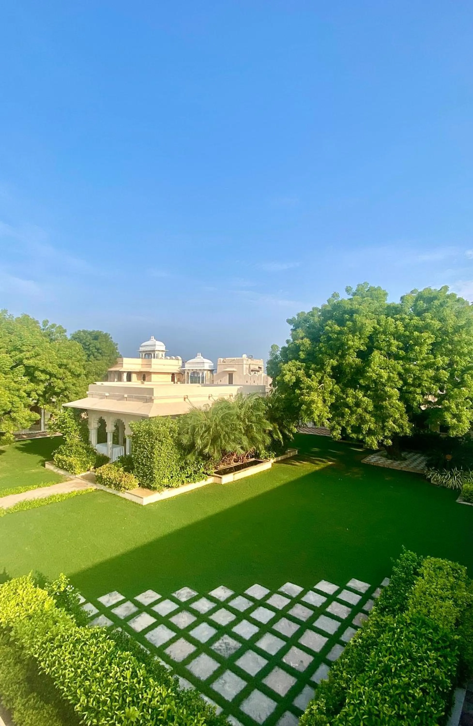 Garden in Sardargarh Heritage Fort Udaipur
