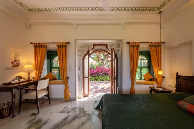 Bedroom in Sardargarh Heritage Fort Udaipur