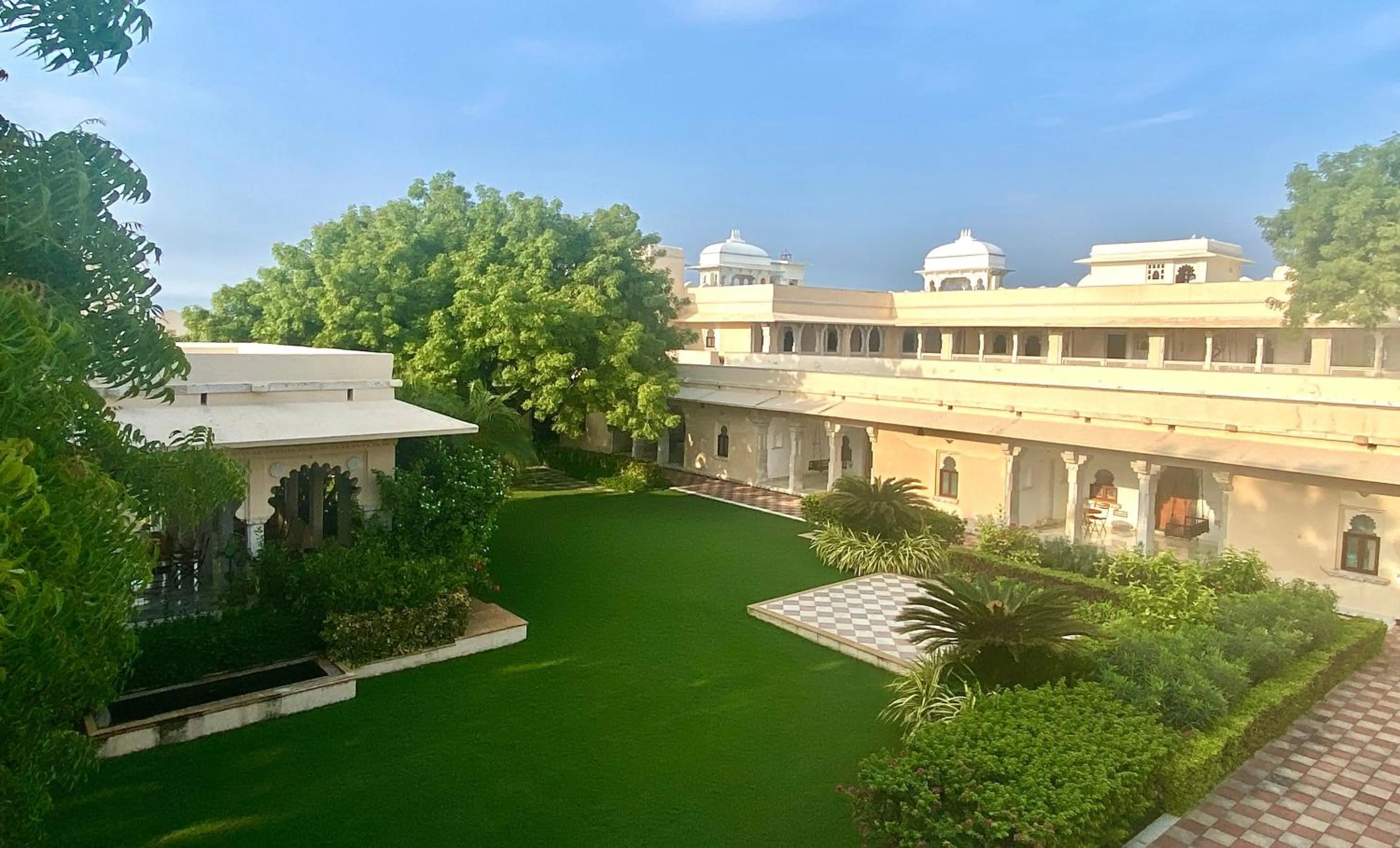 Garden in Sardargarh Heritage Fort Udaipur