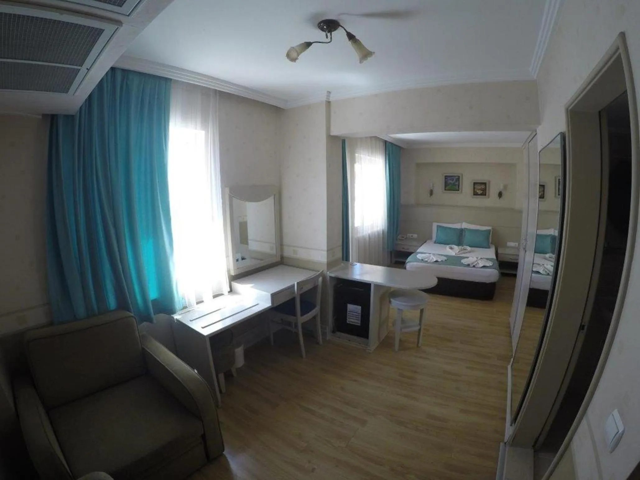 Photo of the whole room, Bed in Almena Hotel