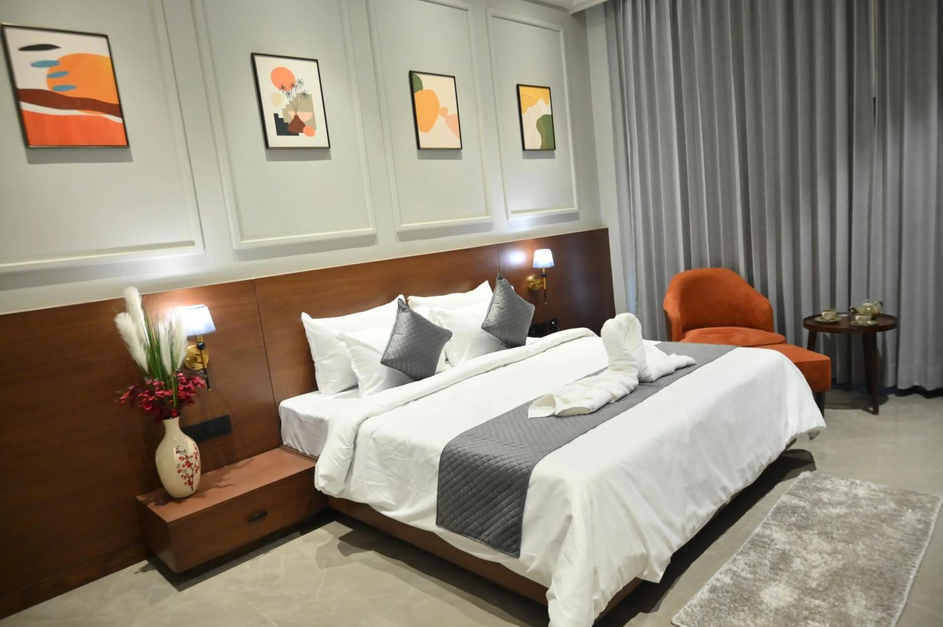 Bed in Rzekka Resort