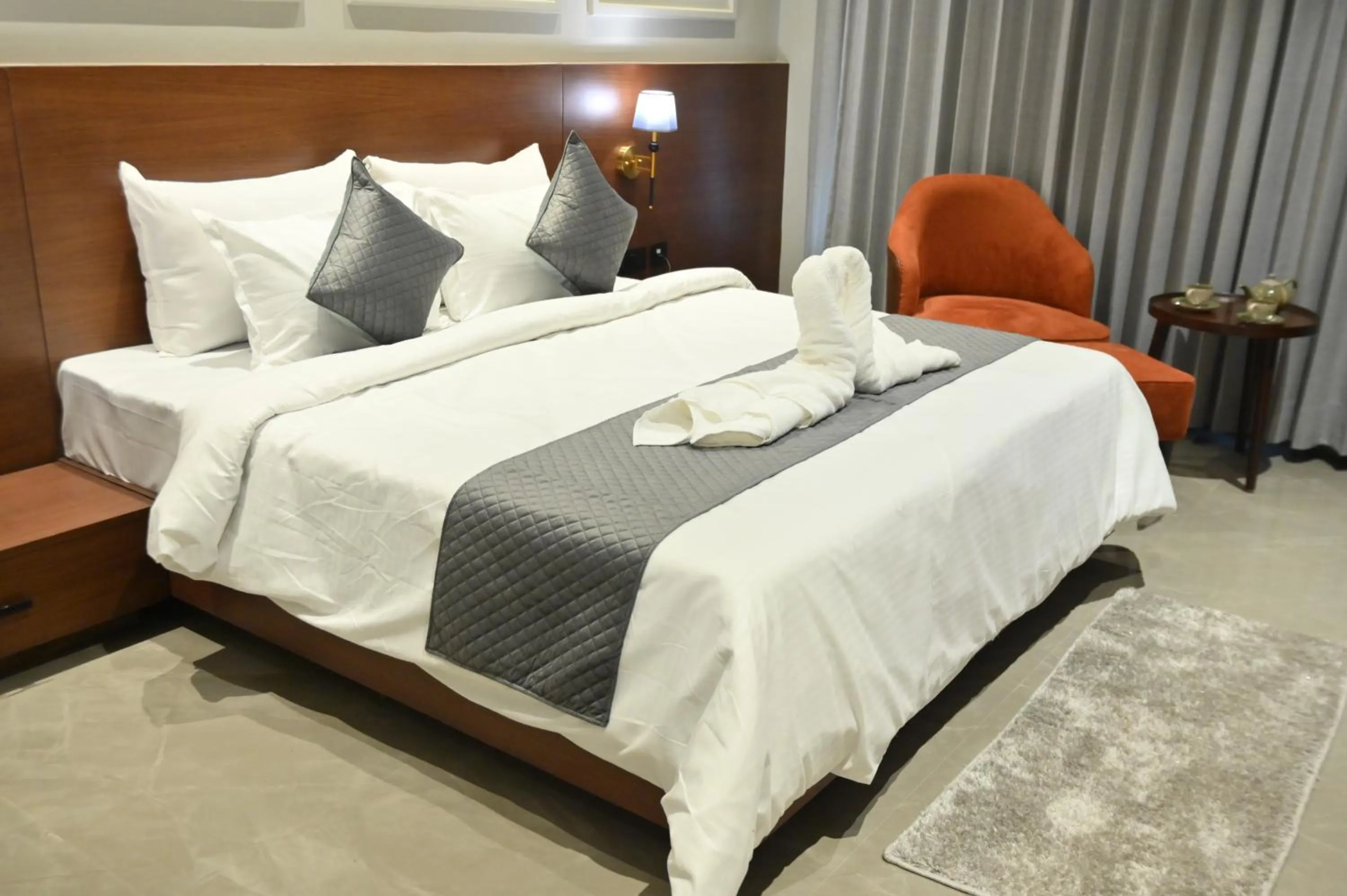 Bed in Rzekka Resort