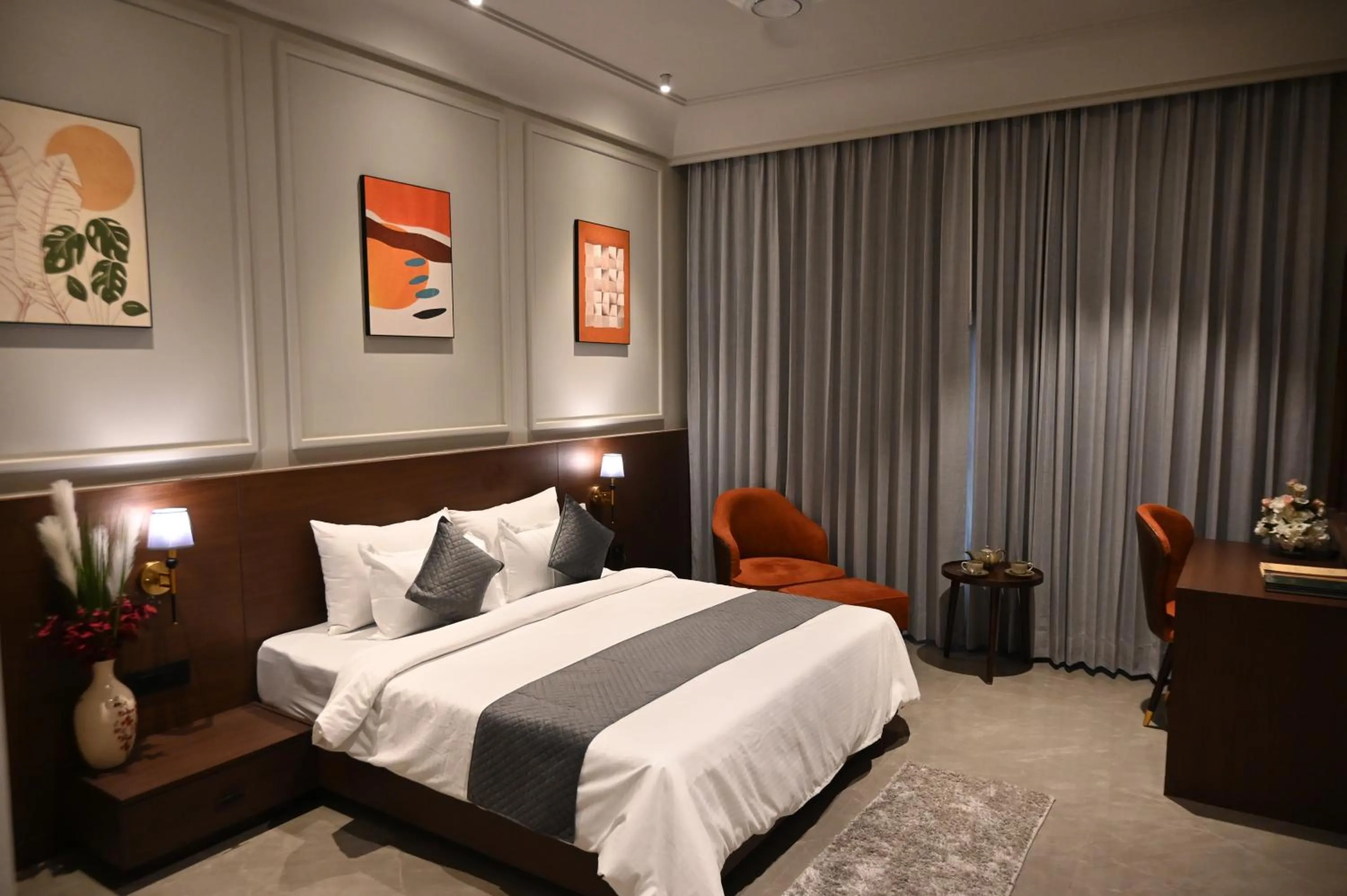 Bed in Rzekka Resort