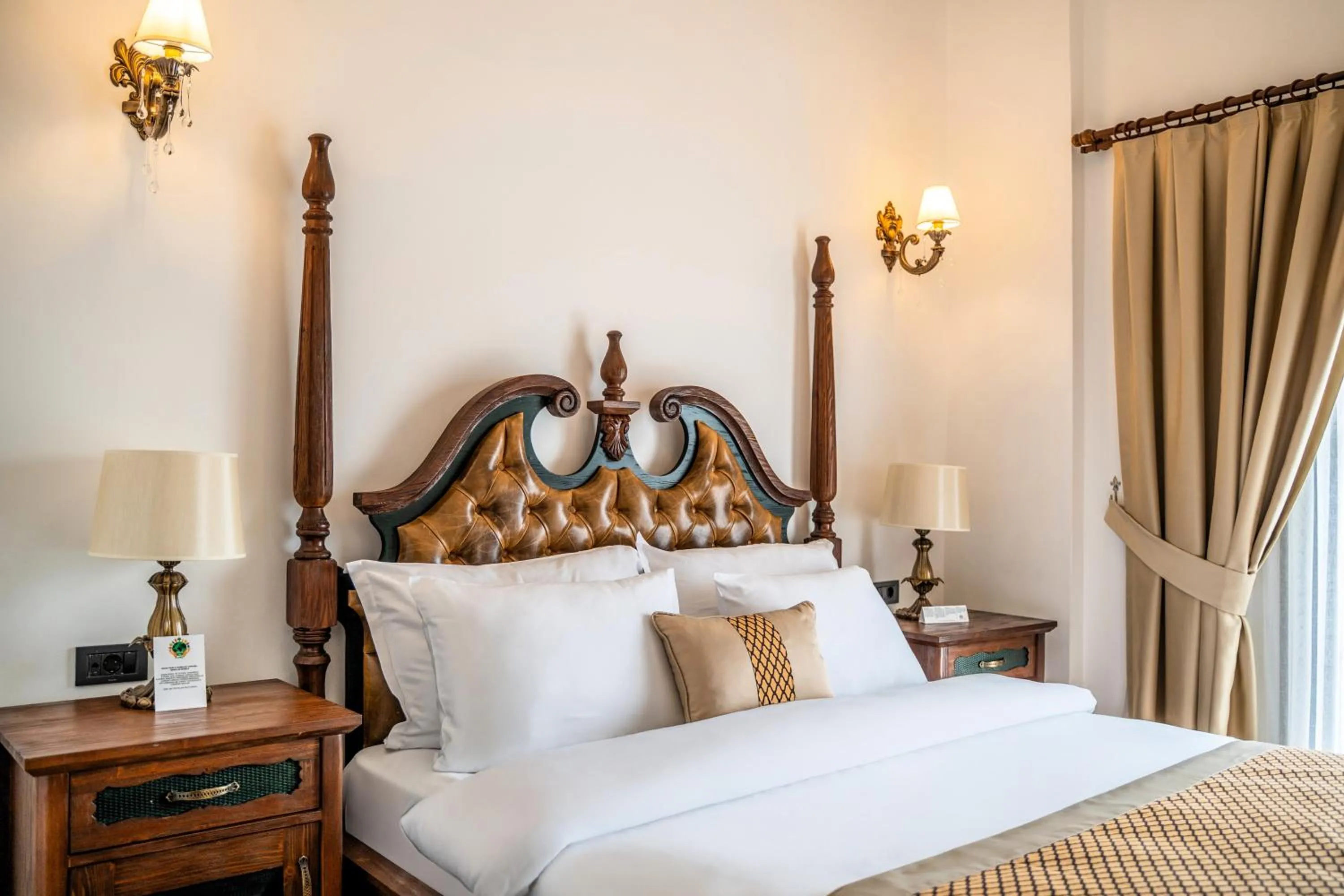 Bed in Zaena Hotel Alaçatı