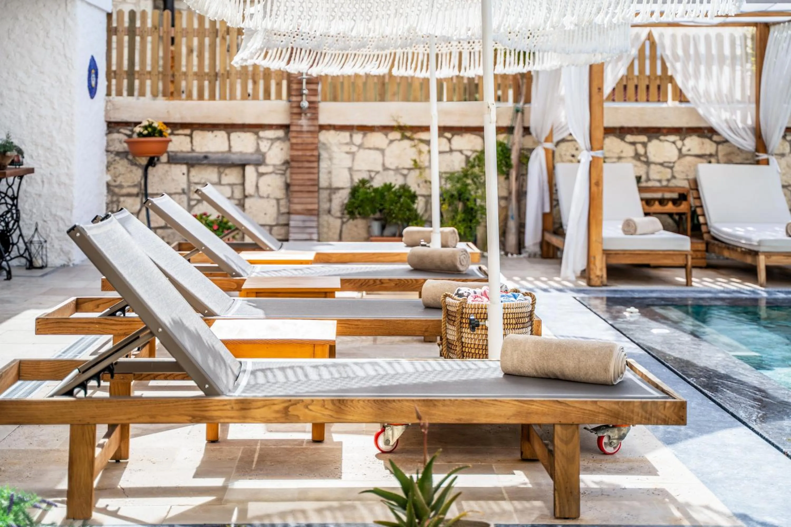 Pool view in Zaena Hotel Alaçatı