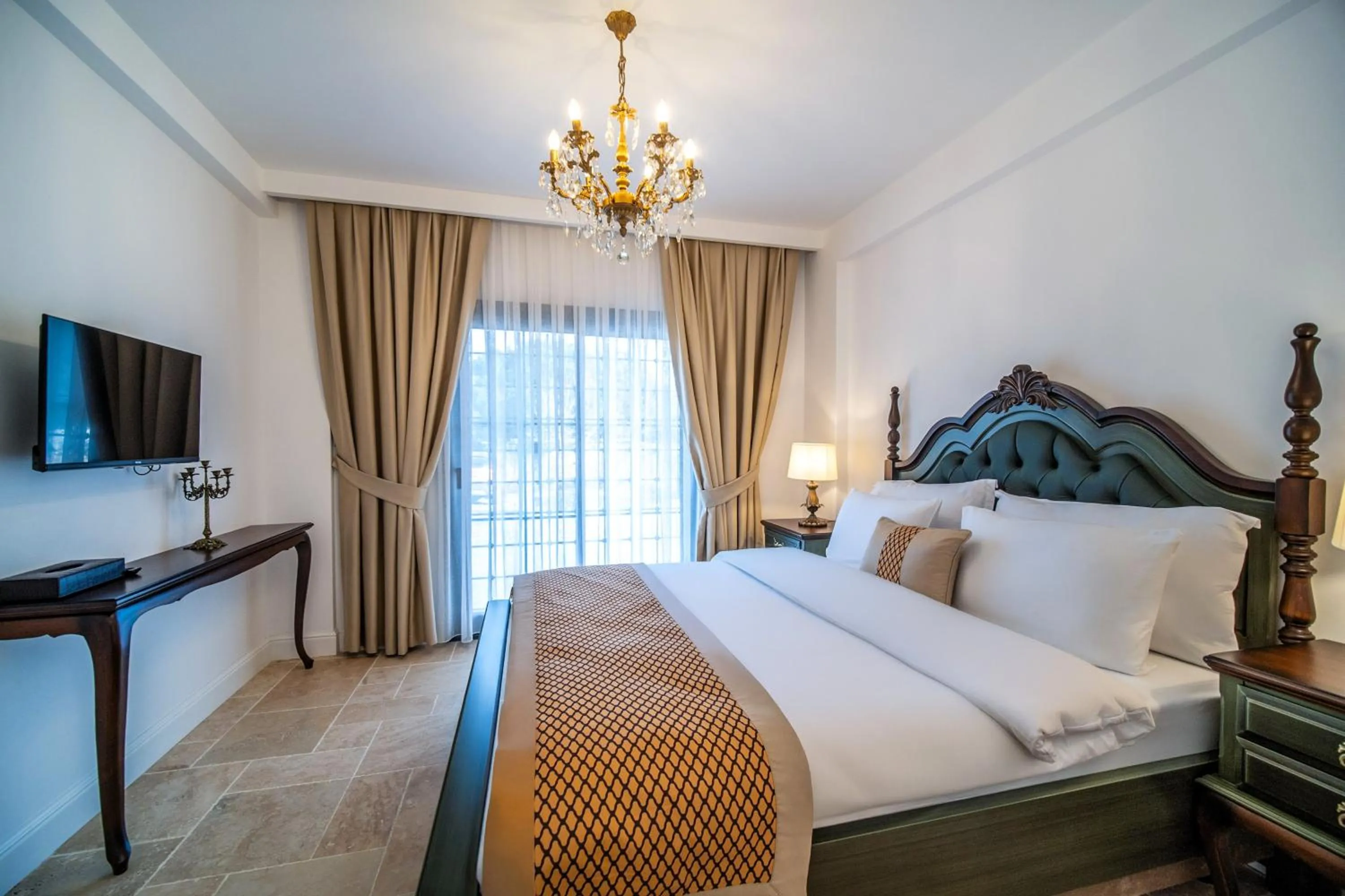 Bed in Zaena Hotel Alaçatı