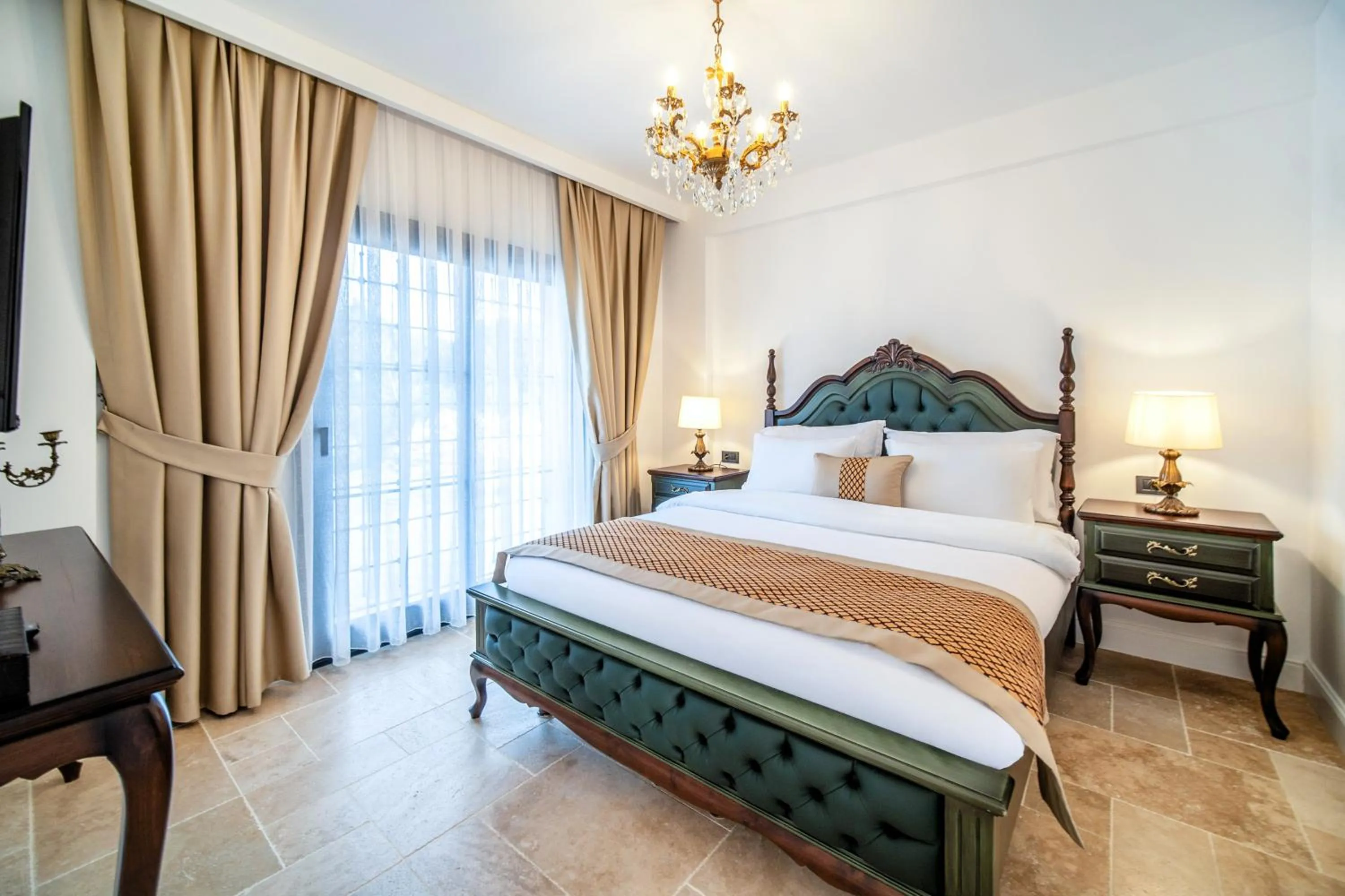 Bed in Zaena Hotel Alaçatı