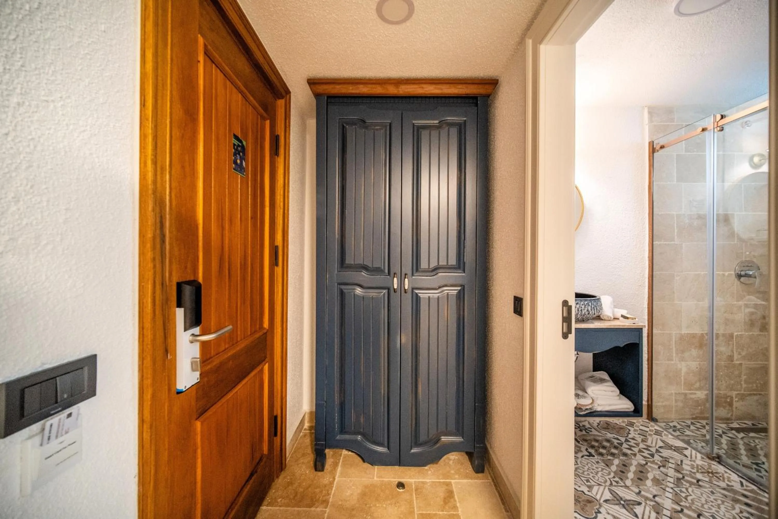 Shower in Zaena Hotel Alaçatı