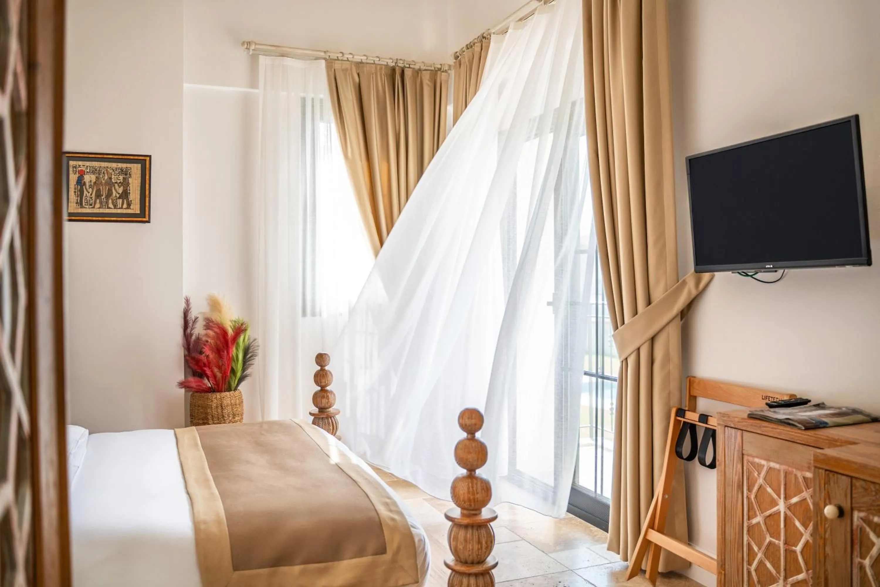 Bed in Zaena Hotel Alaçatı