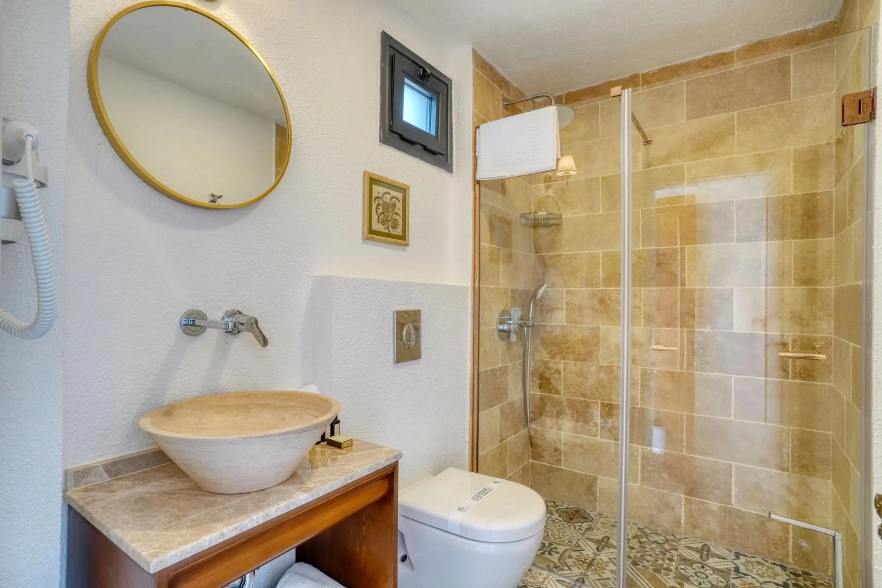 Shower in Zaena Hotel Alaçatı