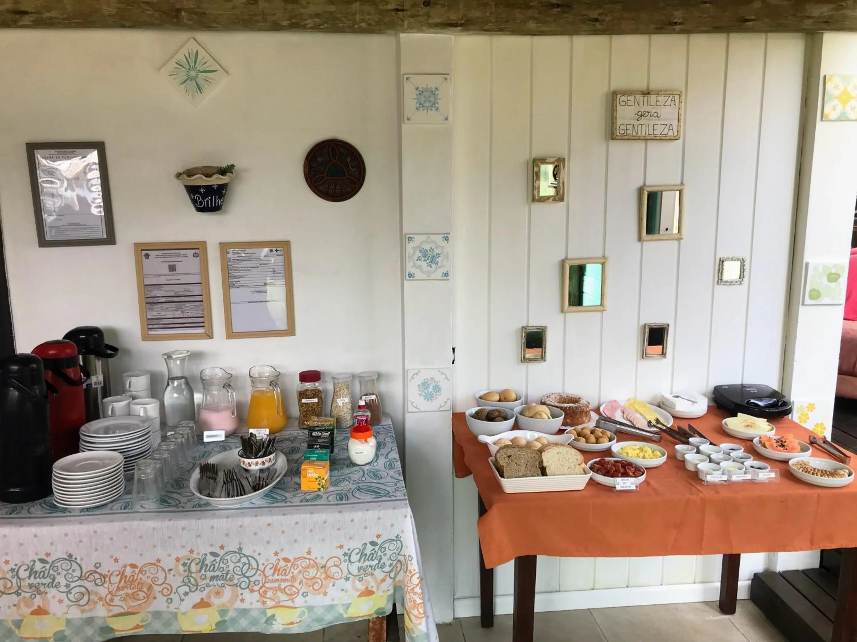 Breakfast in Pousada Amaravida