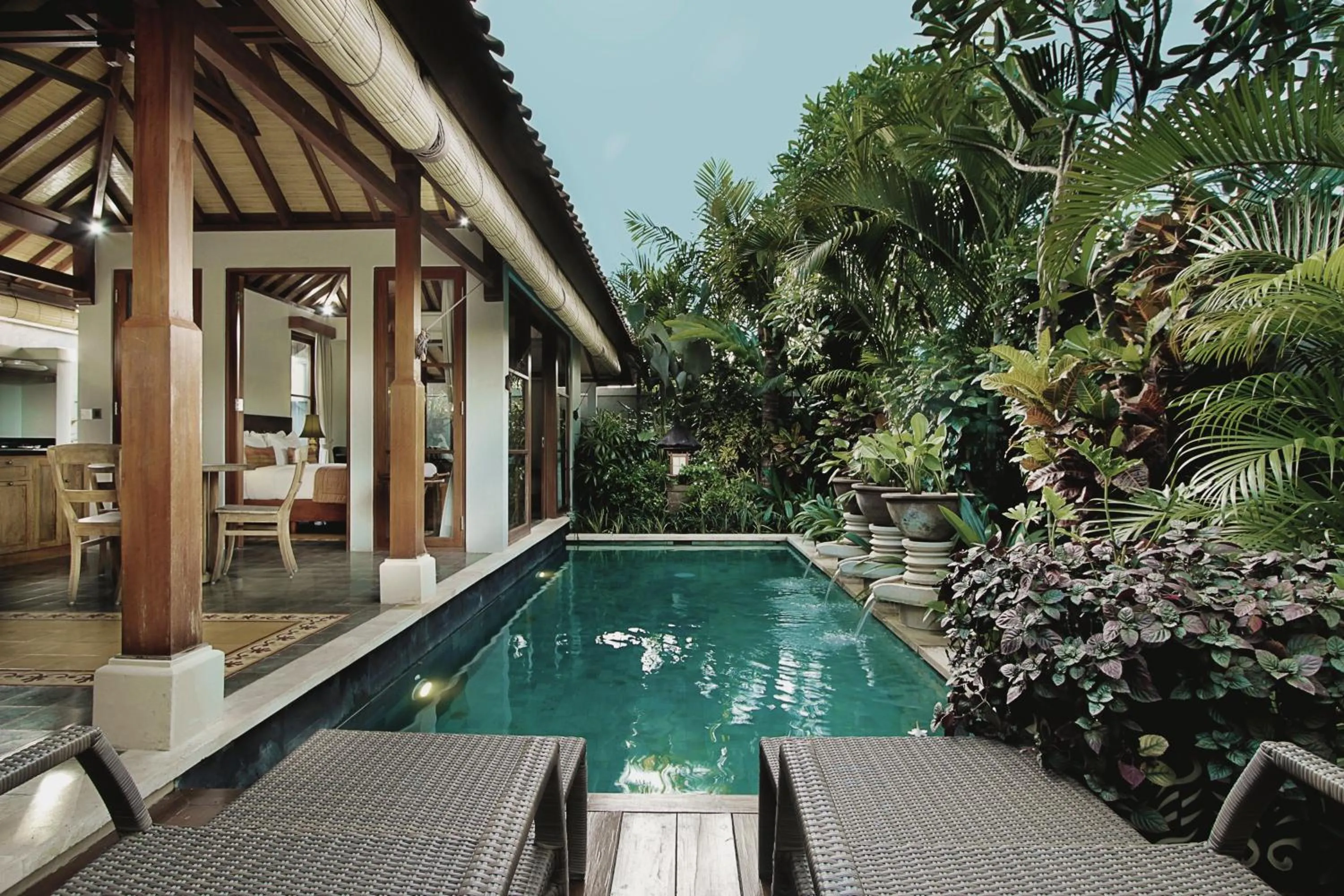 Pool view in Aradhana Villas by Ekosistem