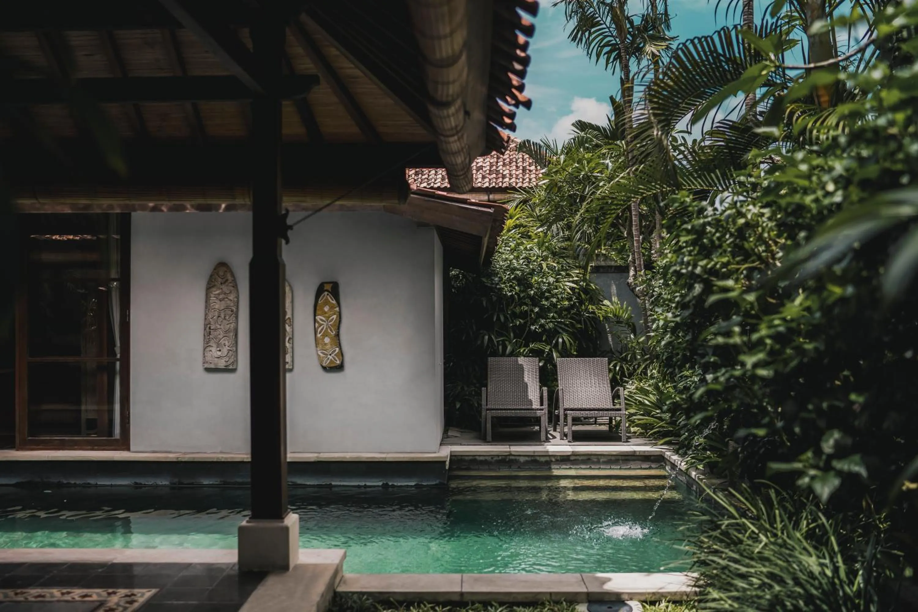 Garden in Aradhana Villas by Ekosistem