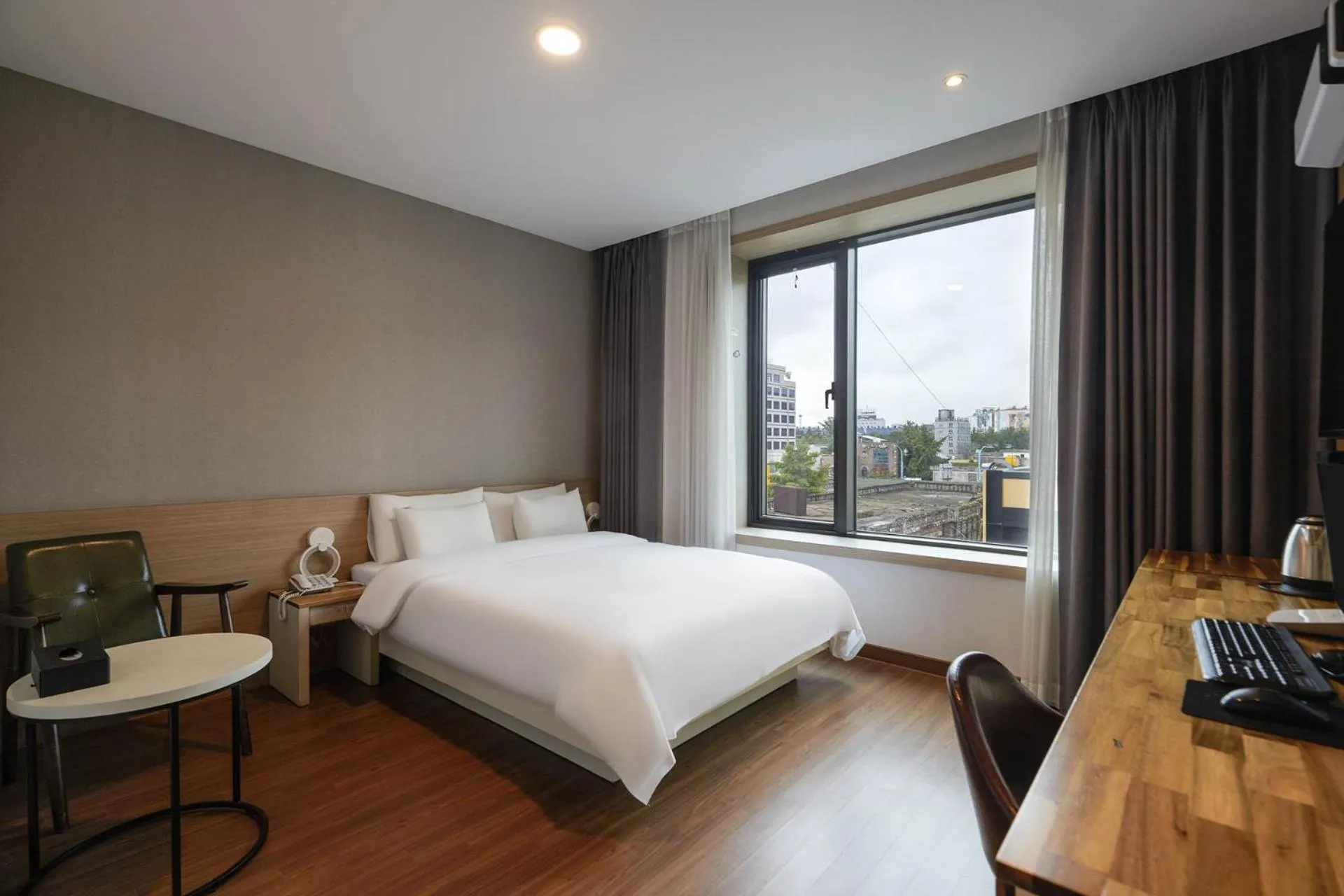 Bed in Incheon Blue Marine Hotel