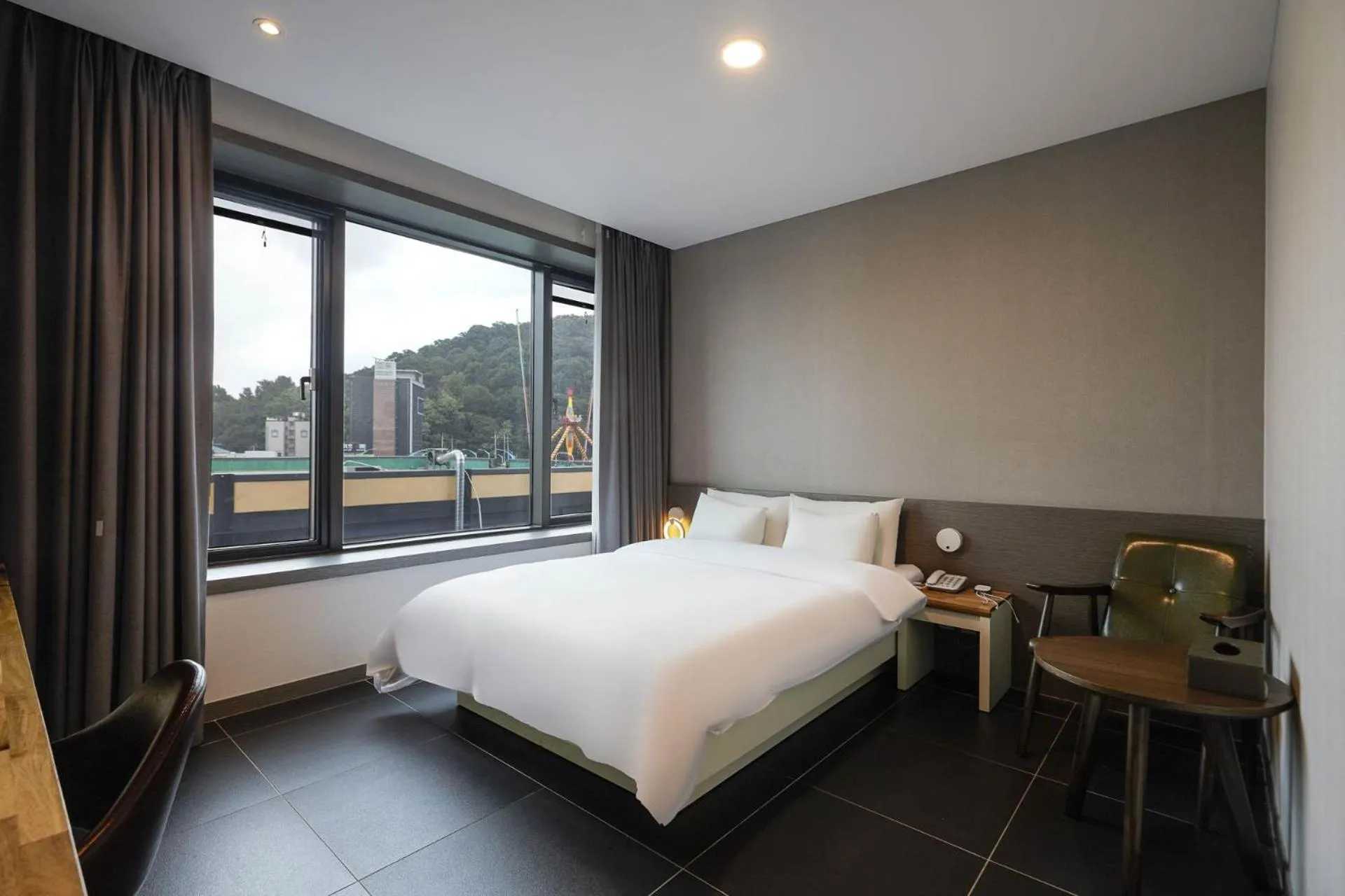 Bed in Incheon Blue Marine Hotel