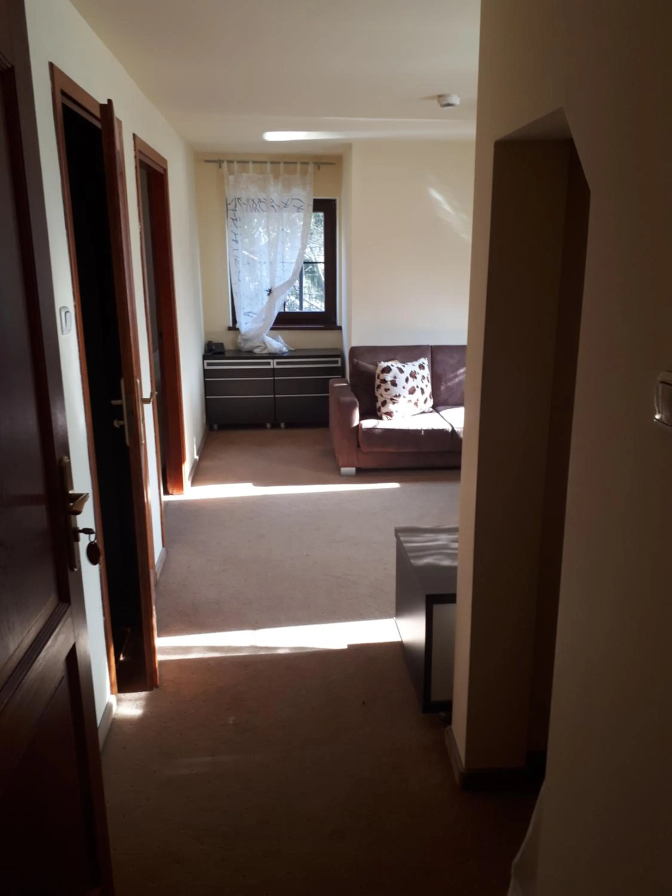 Seating area, Bed in Willa Silesia