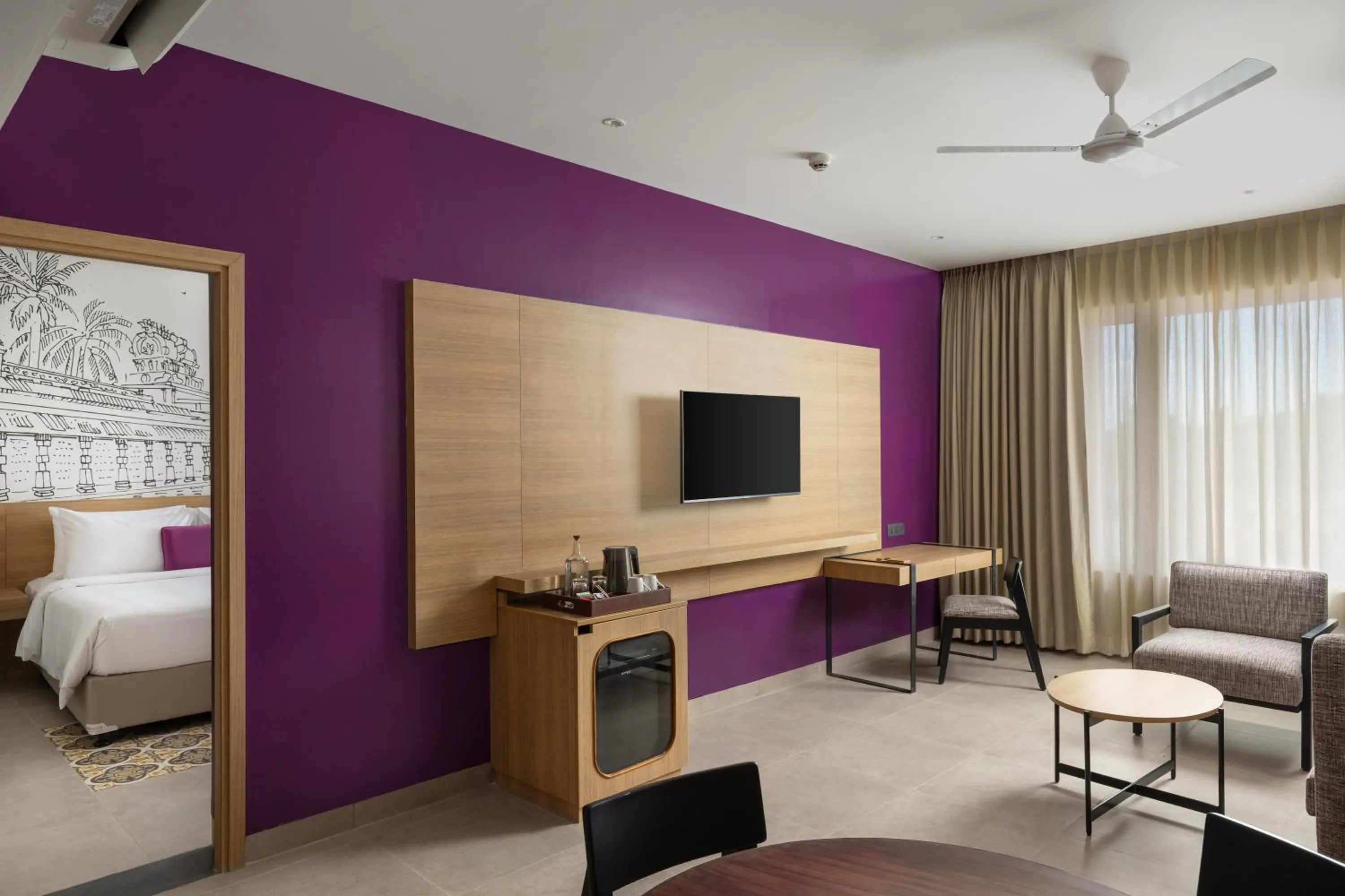 Bed in Lilac Kumbakonam