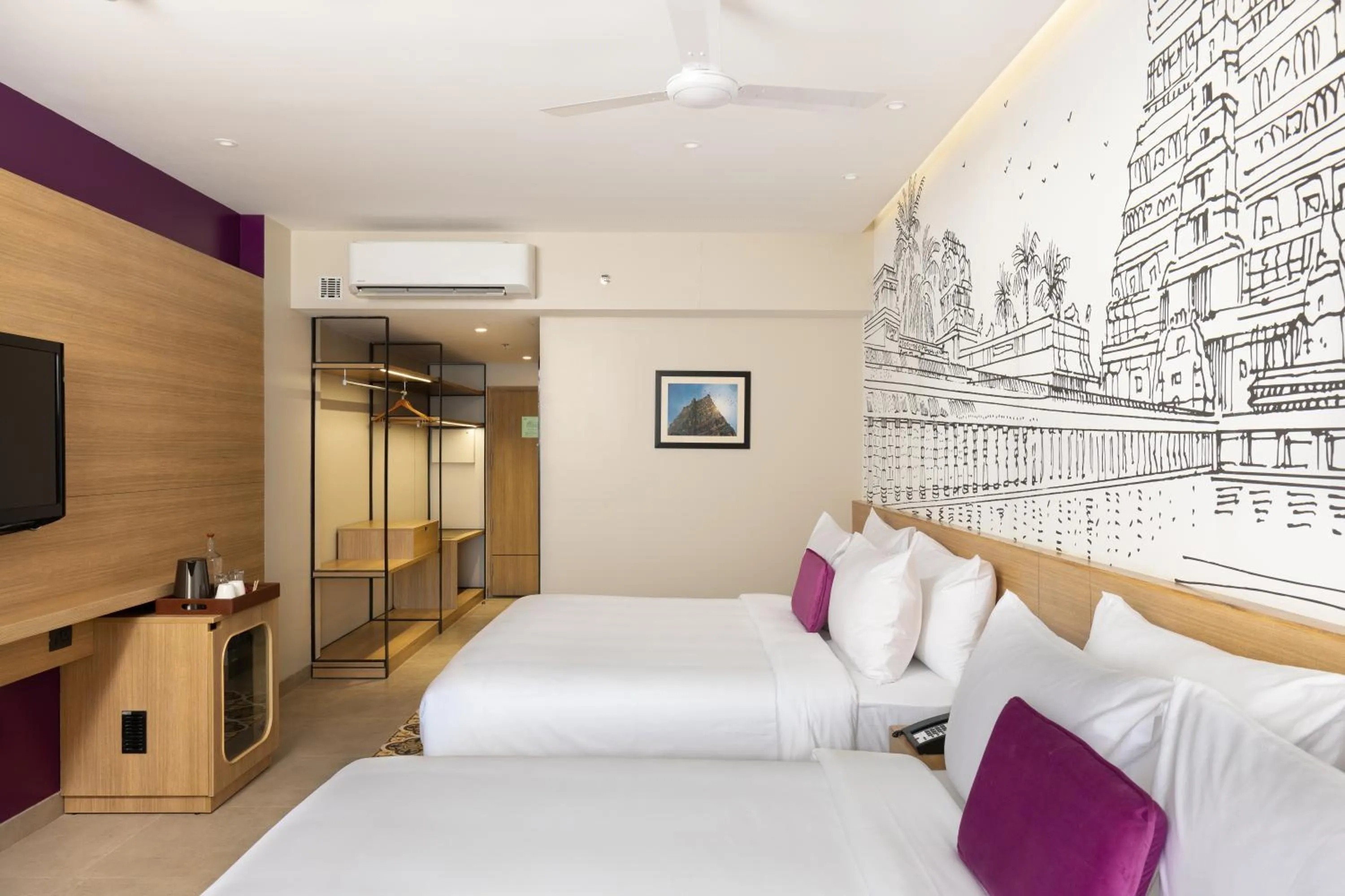 Bed in Lilac Kumbakonam