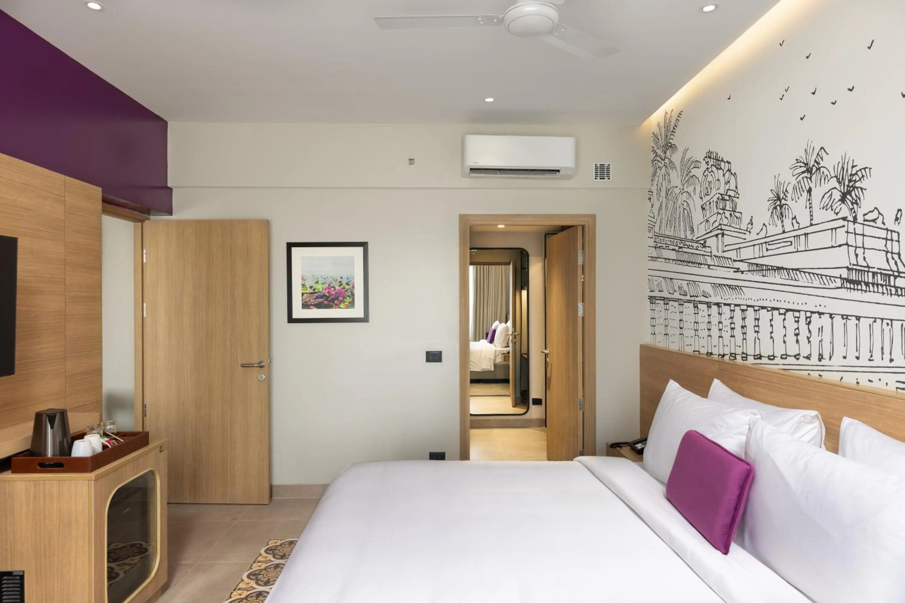 Bed in Lilac Kumbakonam