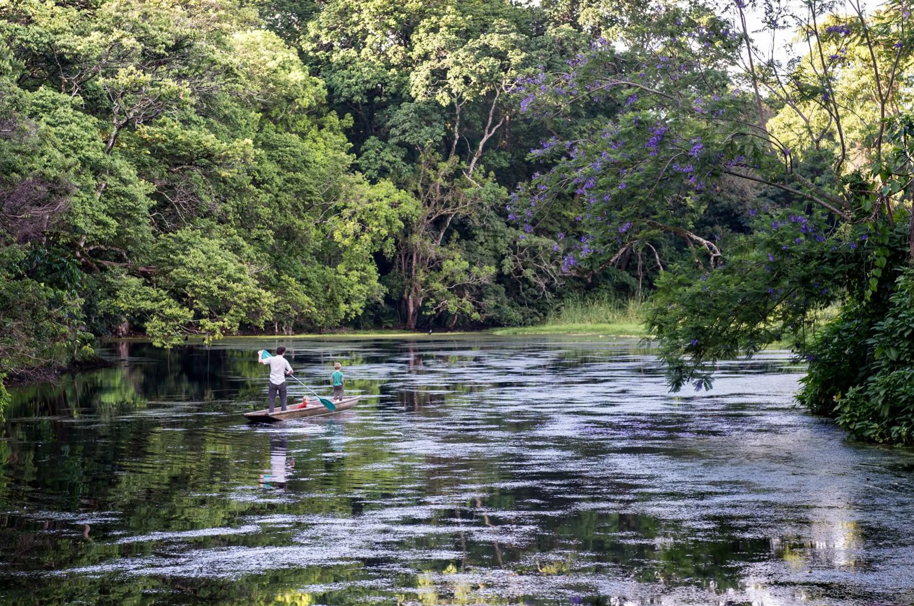 Fishing in Ngare Sero Mountain Lodge