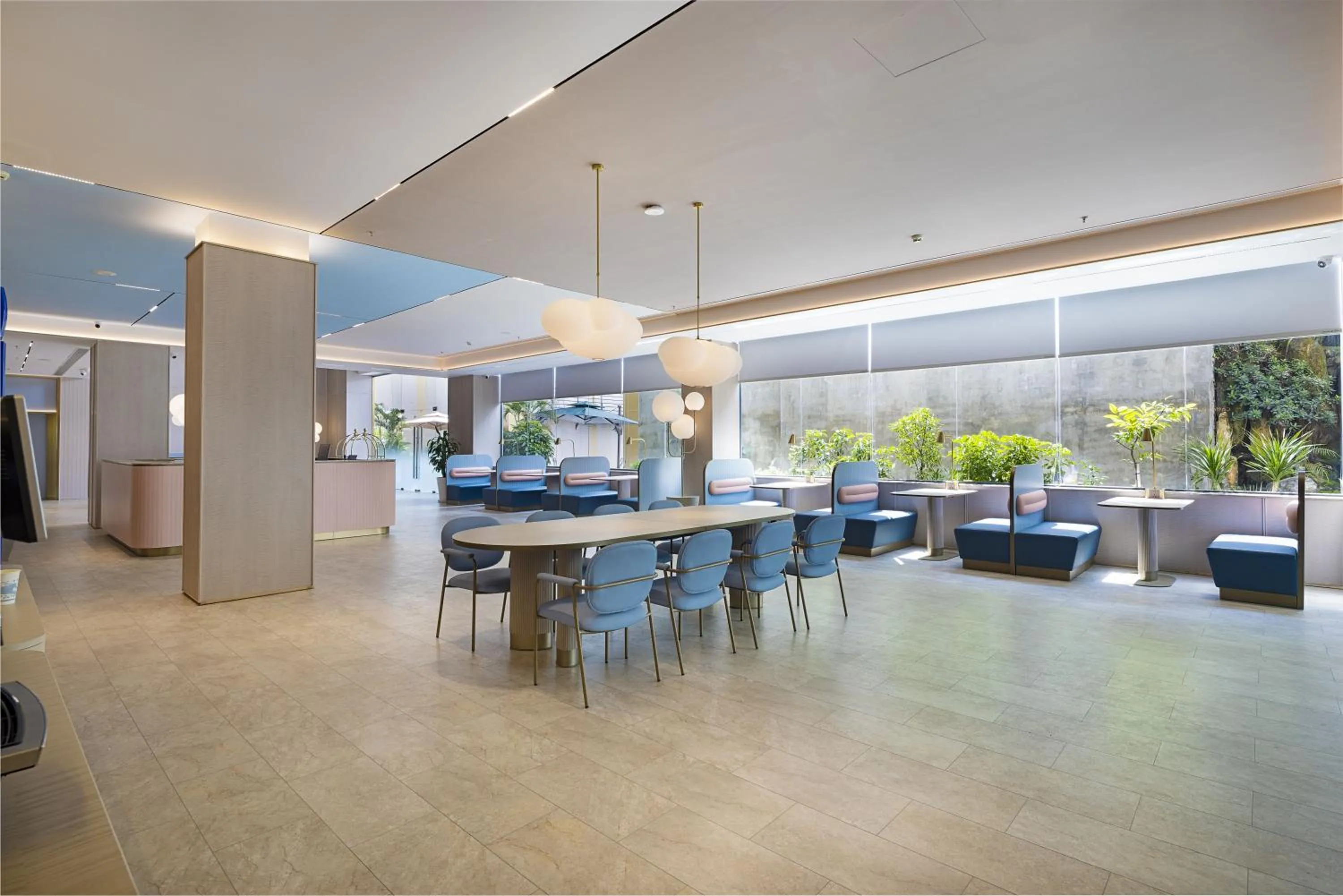 Lobby or reception in HANTING HOTEL HO CHI MINH City - 胡志明汉庭国际中心酒店