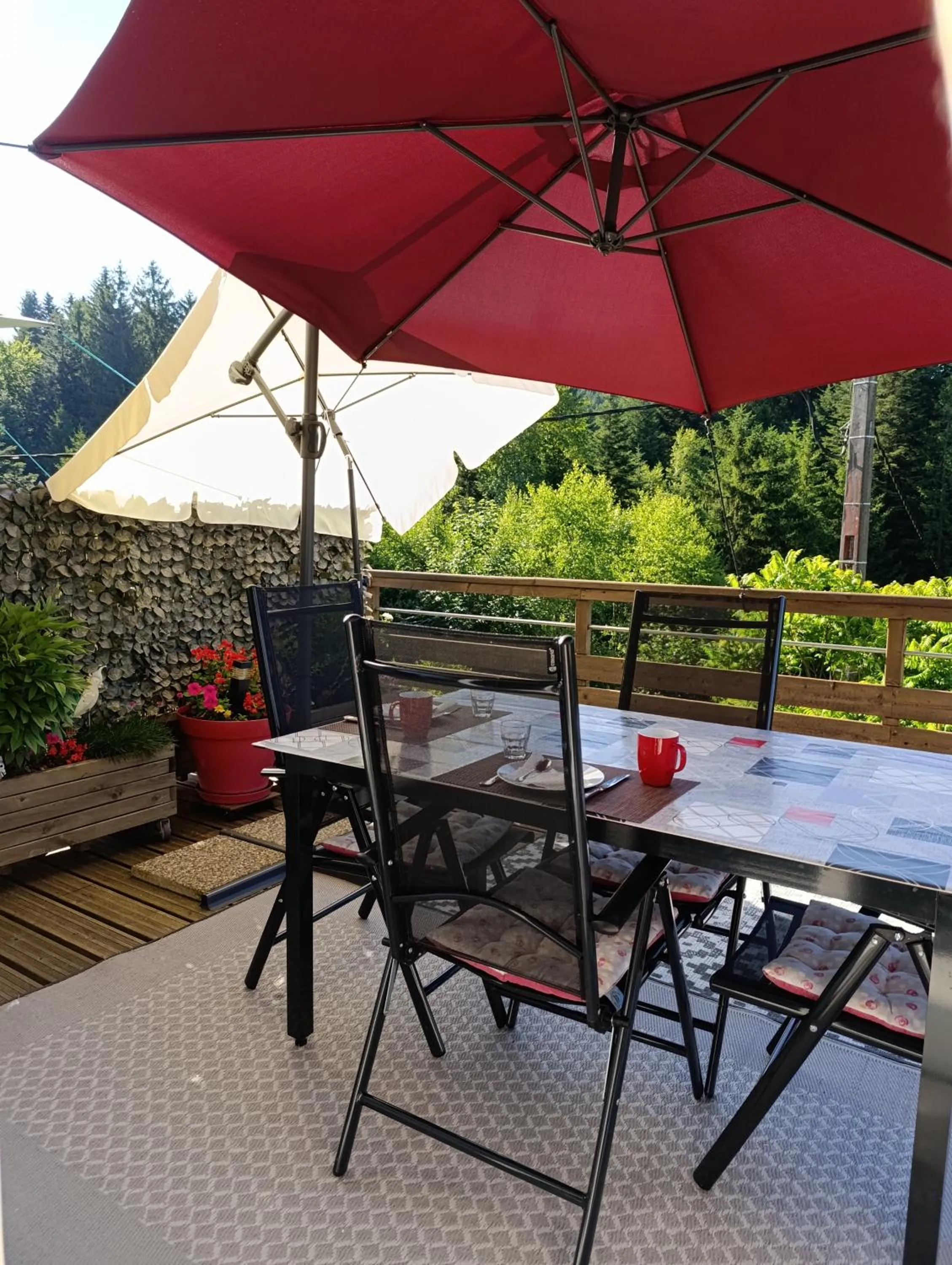 Patio in L'Eden de Floridylle