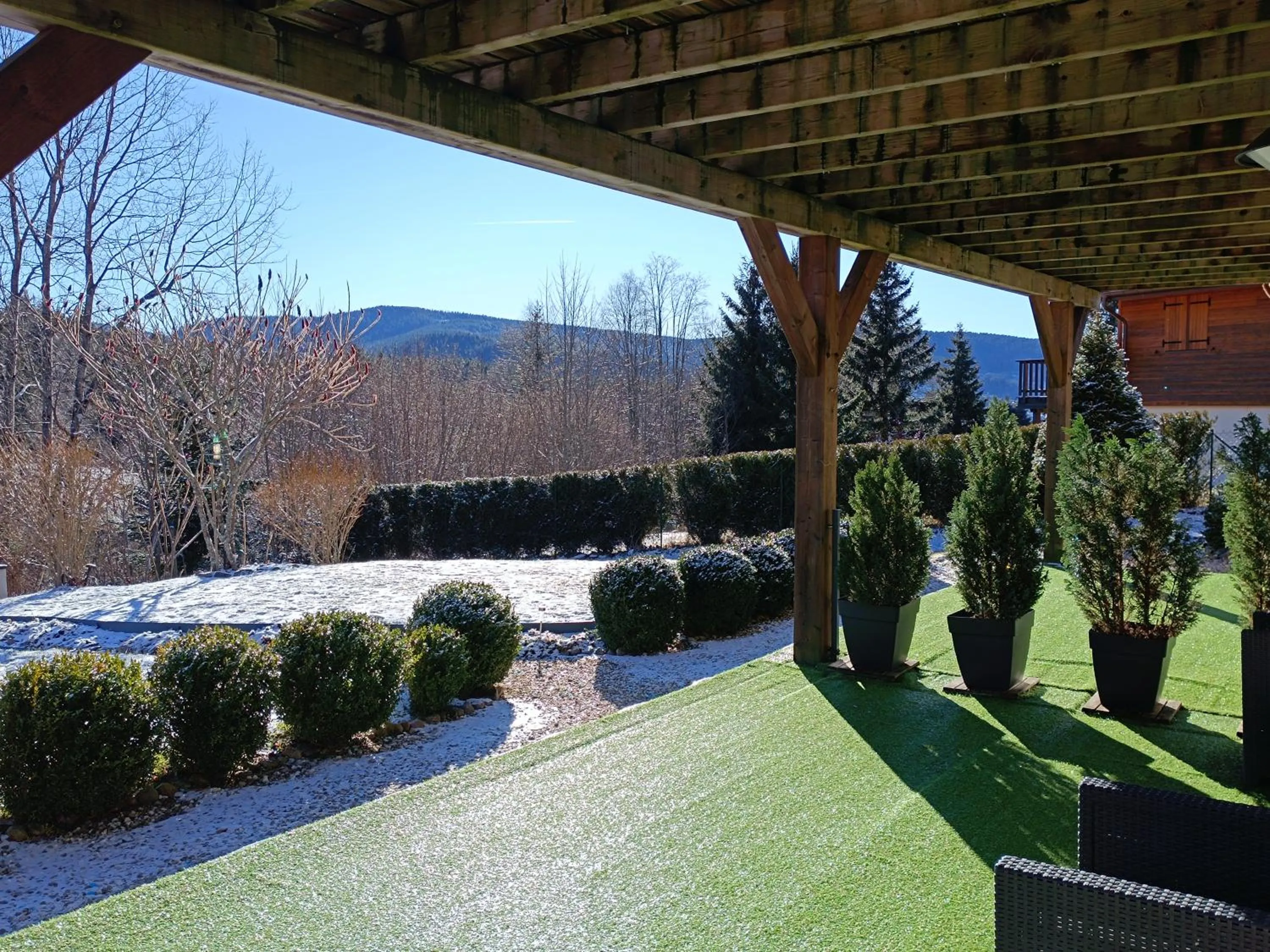 Garden view in L'Eden de Floridylle