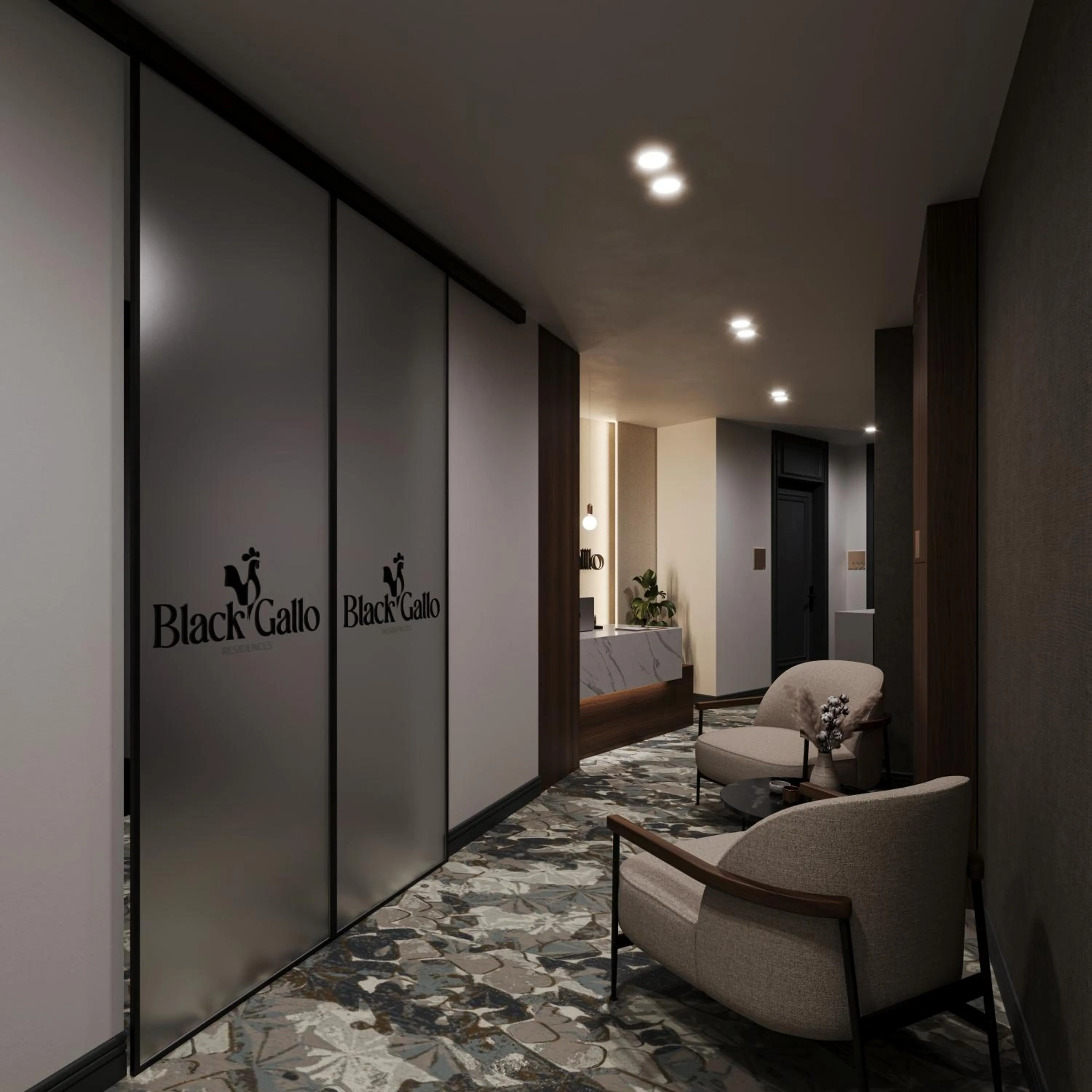 Living room in Black Gallo Residences