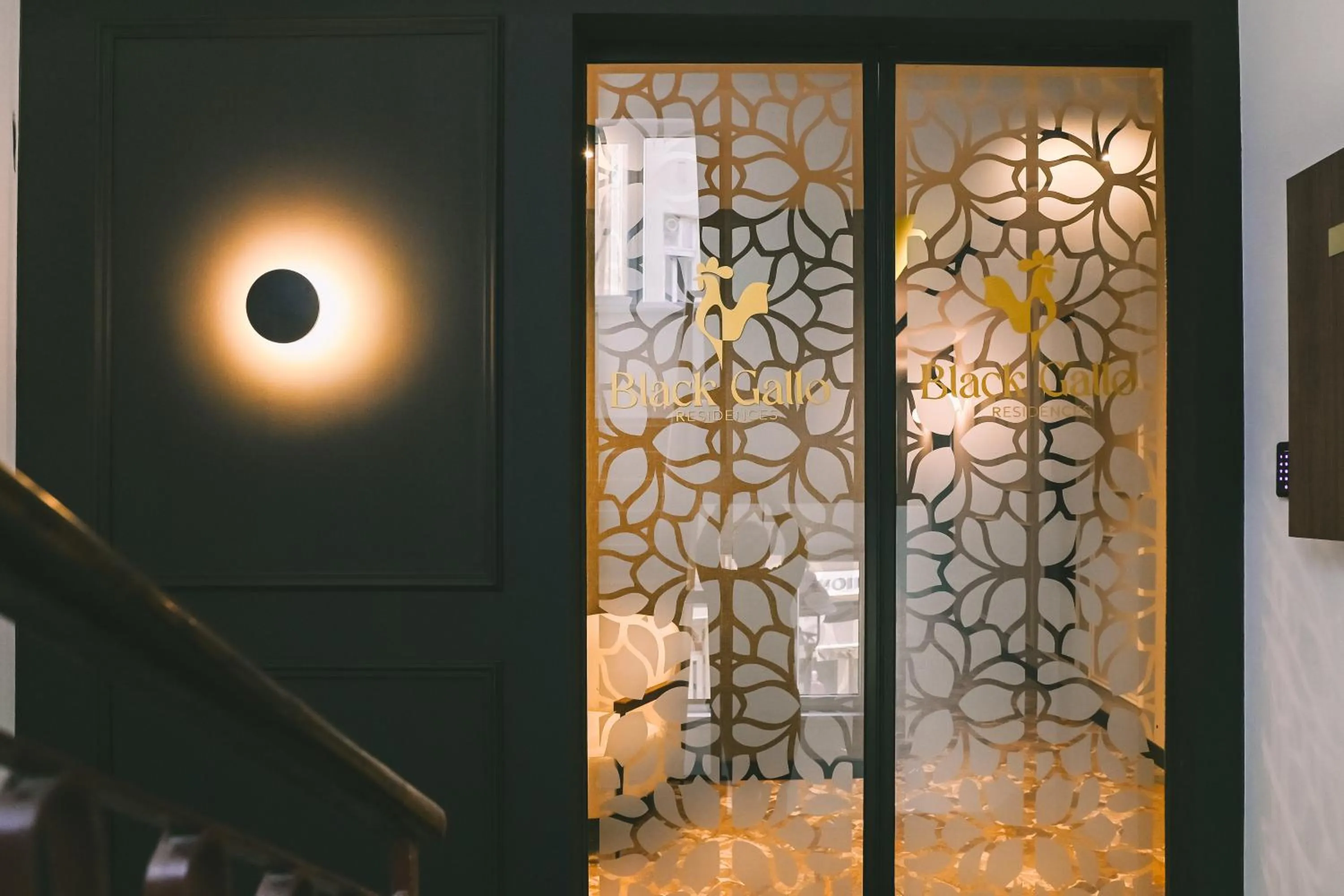 Facade/entrance in Black Gallo Residences