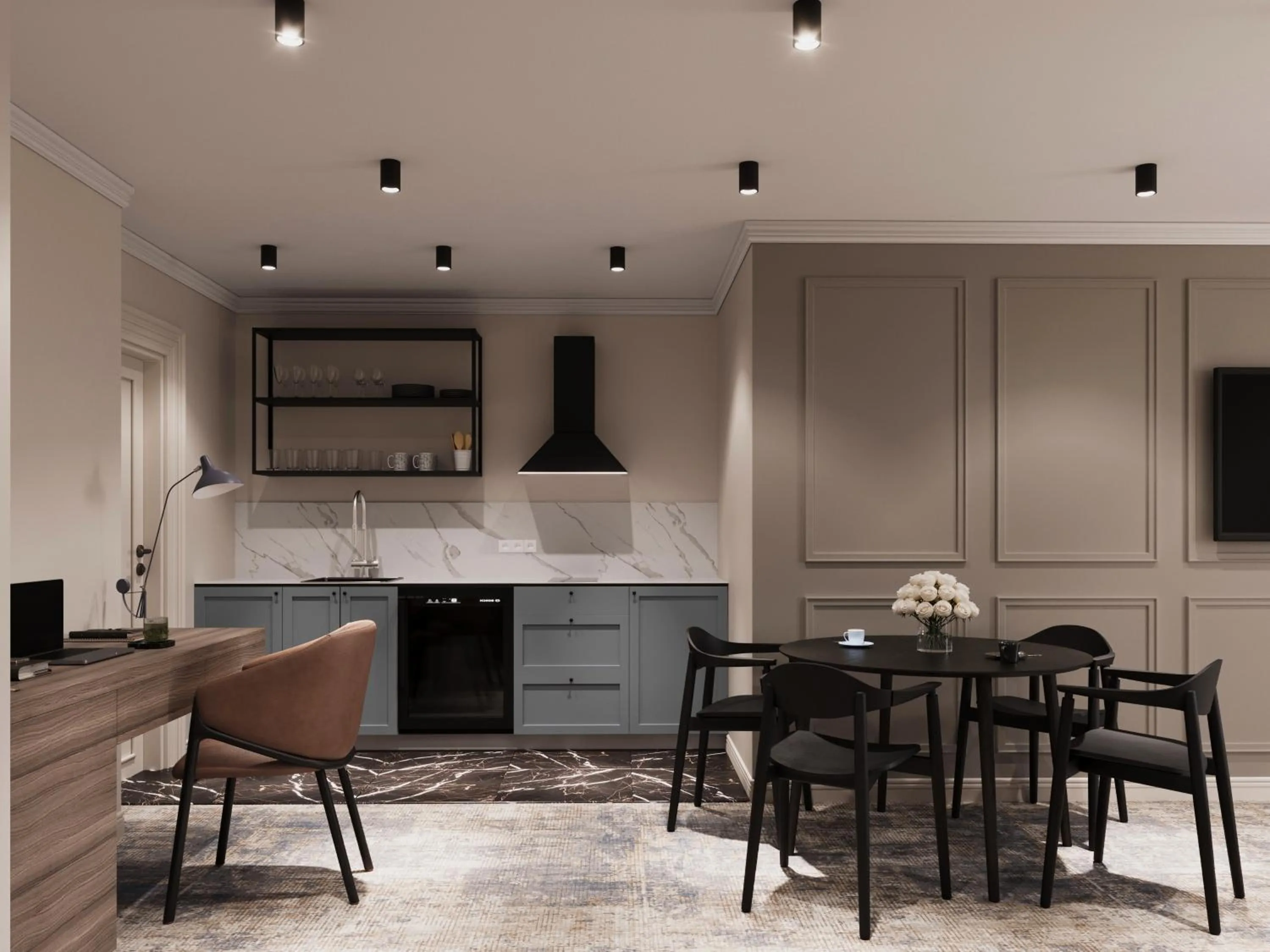 Kitchen or kitchenette in Black Gallo Residences