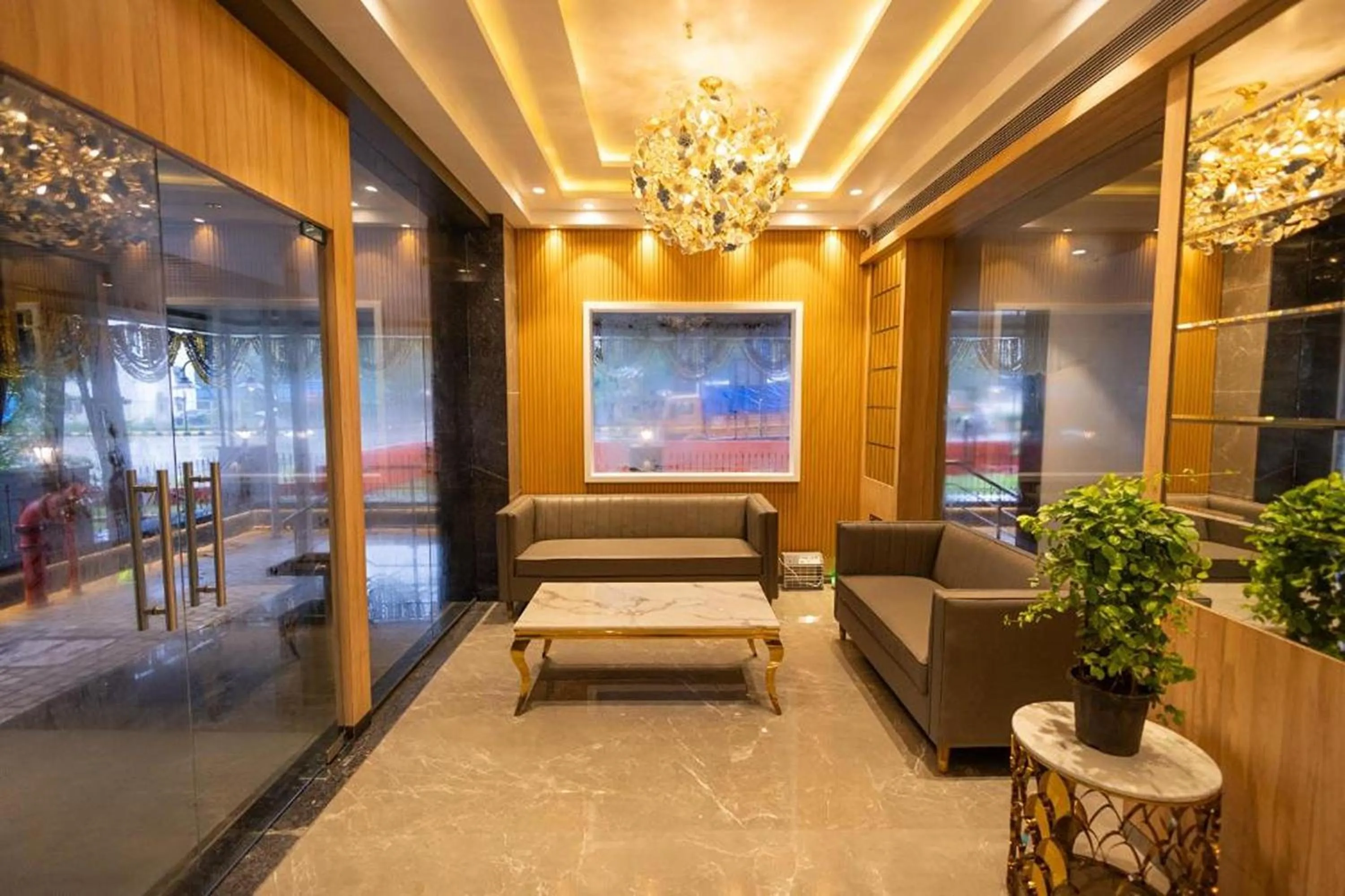 Seating area in Shera Hotels & Banquets