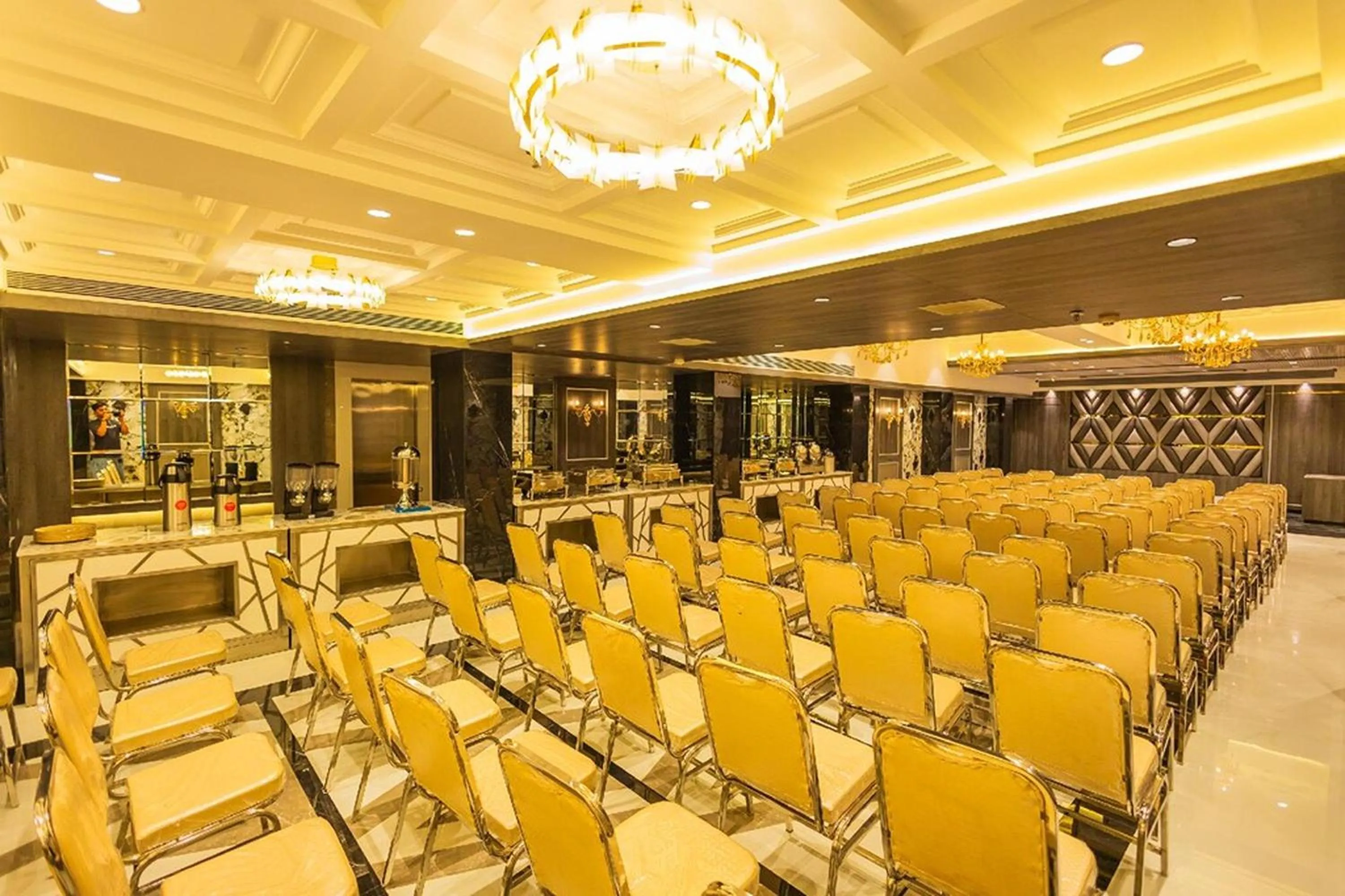 Seating area in Shera Hotels & Banquets