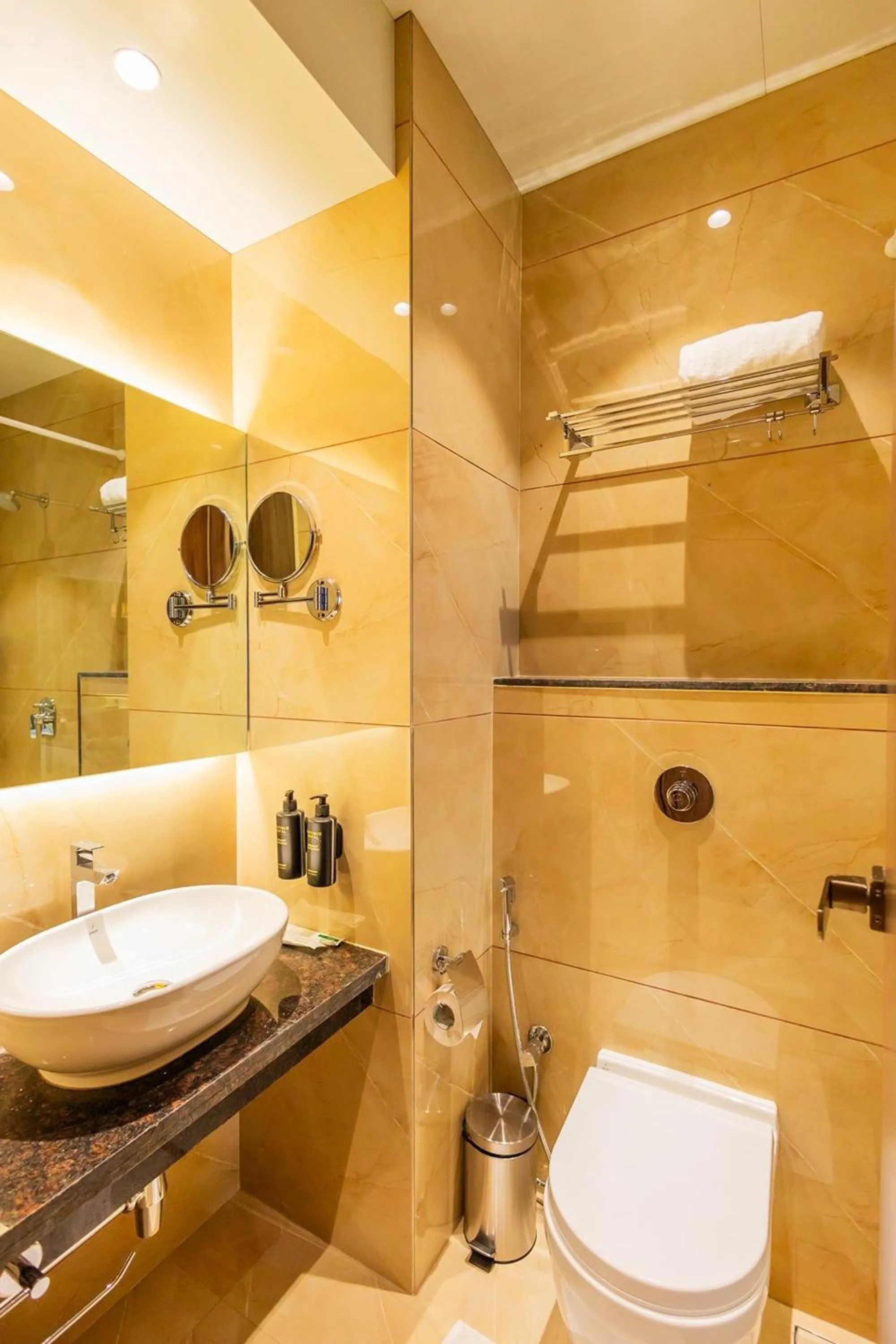 Bathroom in Shera Hotels & Banquets