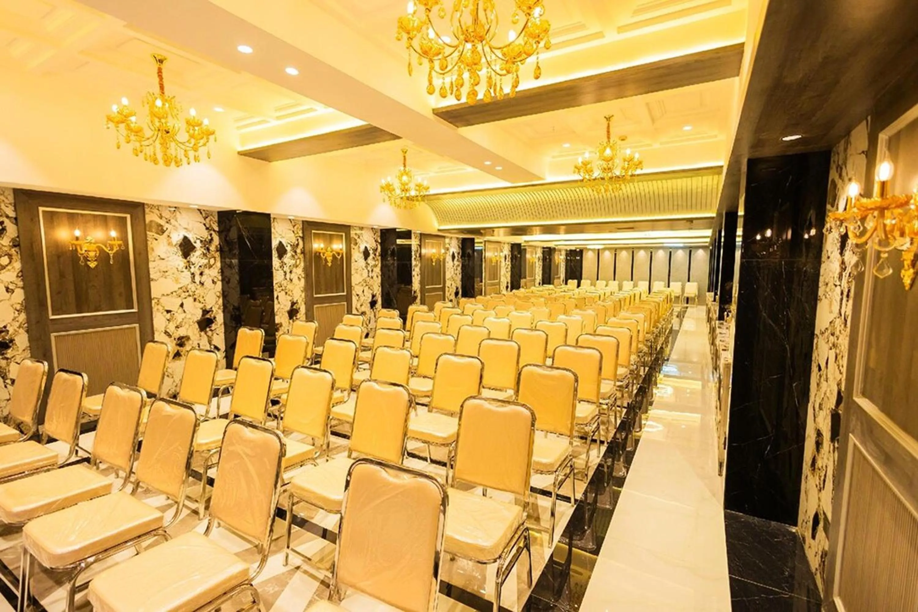 Seating area in Shera Hotels & Banquets