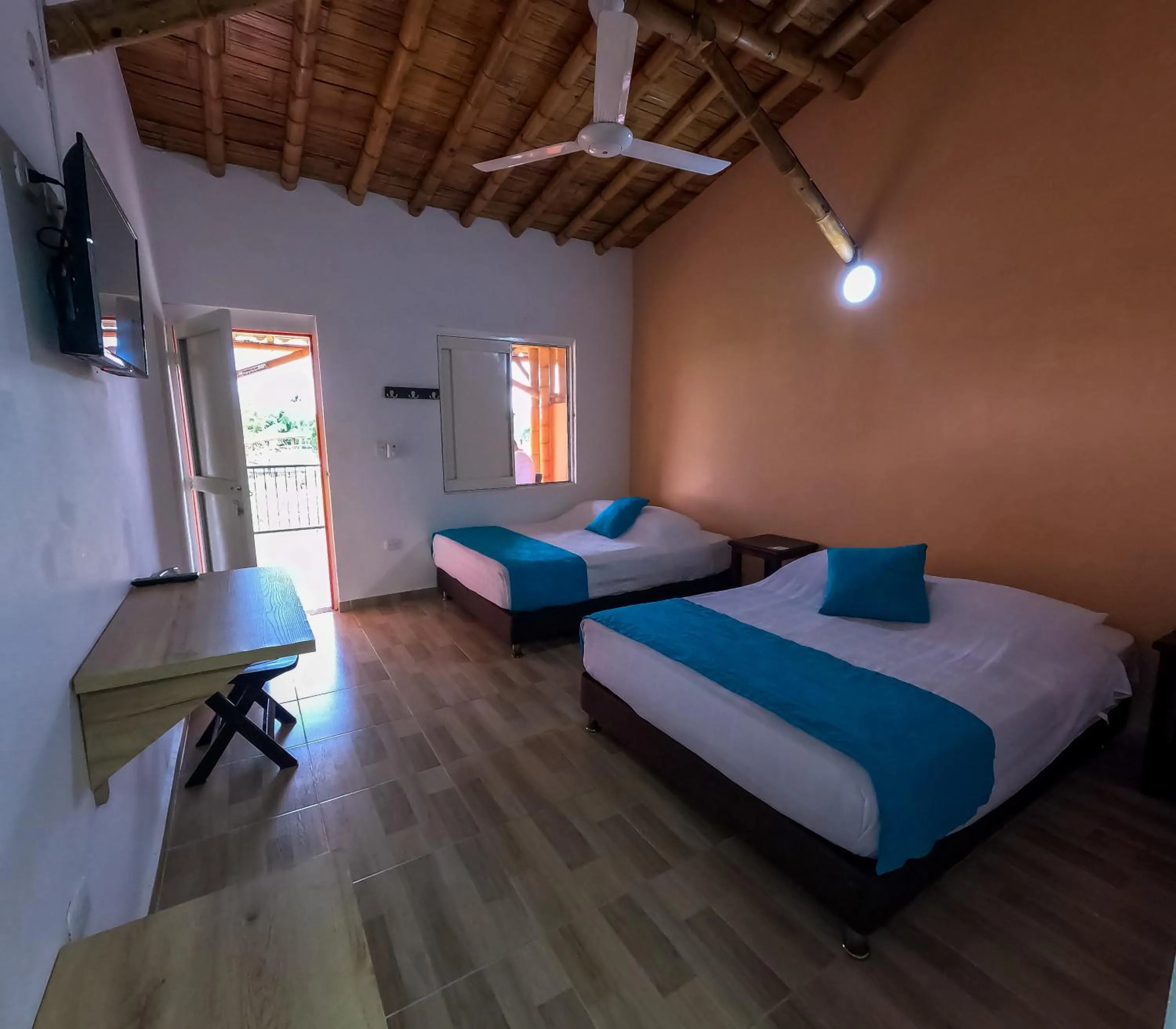 Bed in Hotel Parque de los Arrieros