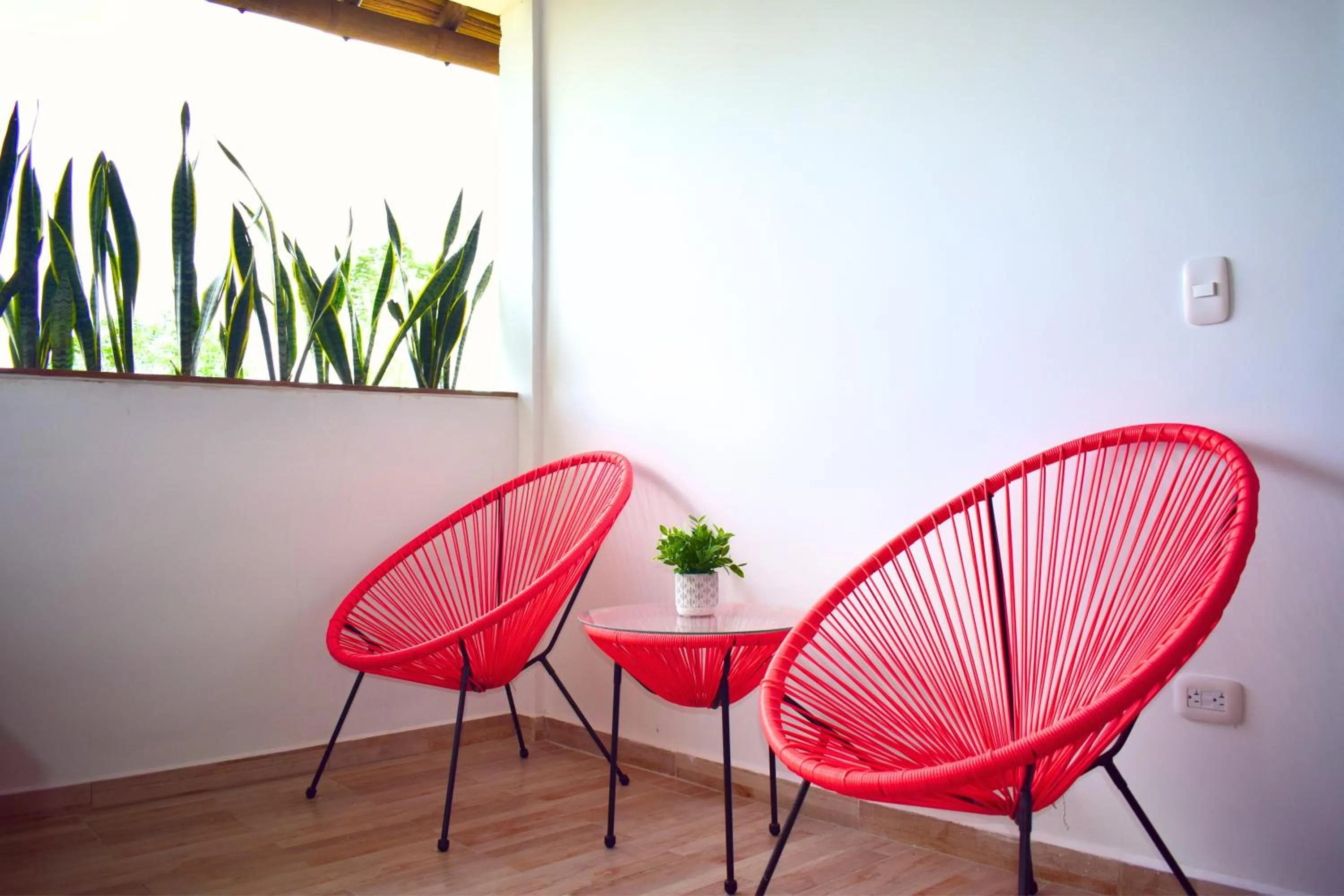 Seating area in Hotel Parque de los Arrieros