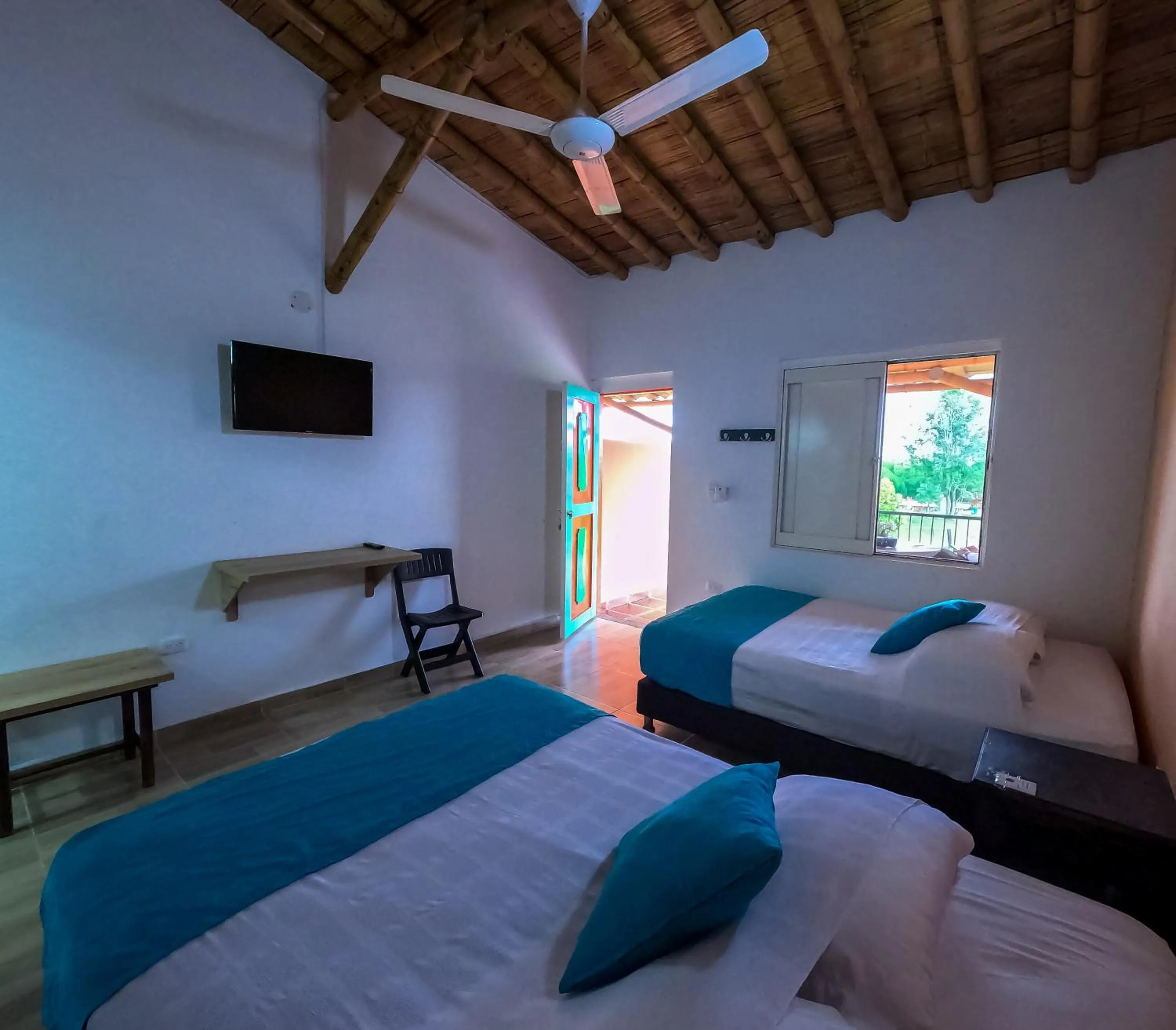 Bed in Hotel Parque de los Arrieros