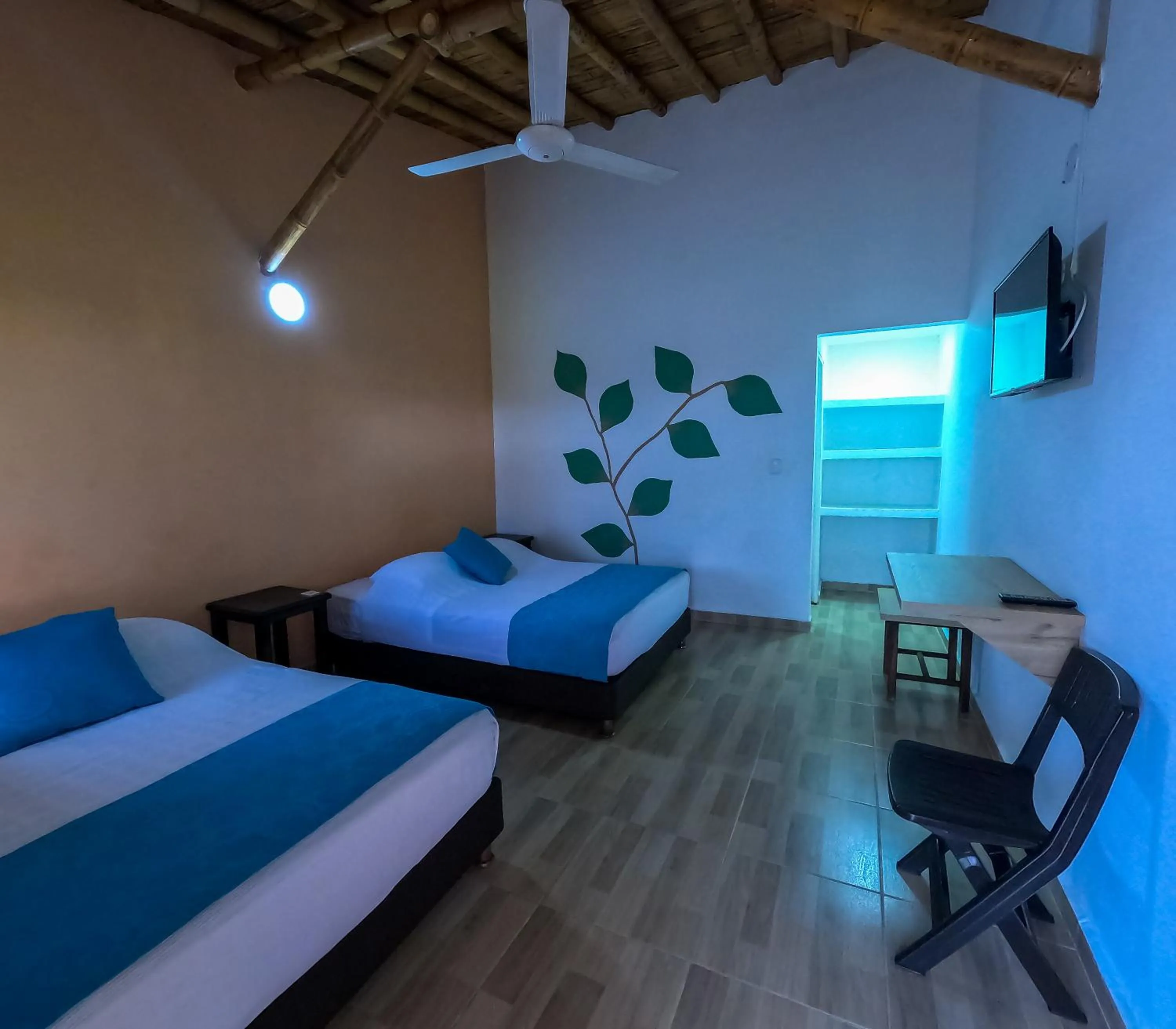 Bed in Hotel Parque de los Arrieros