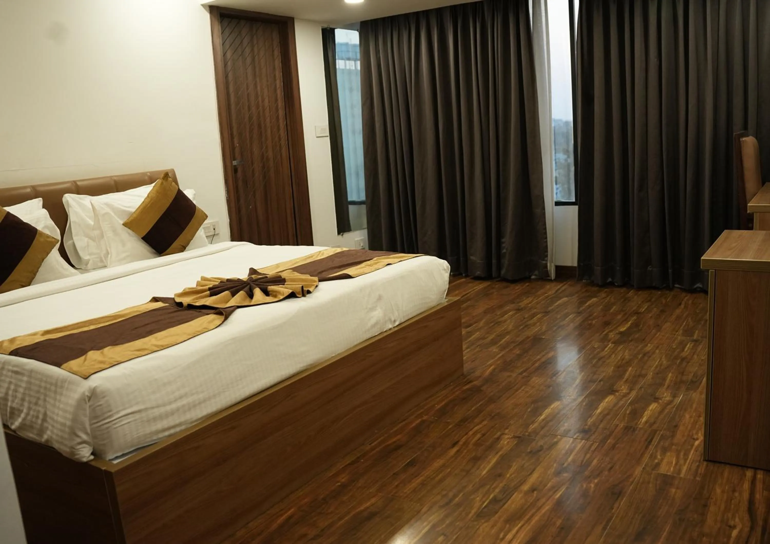 Bed in Hotel Solaris