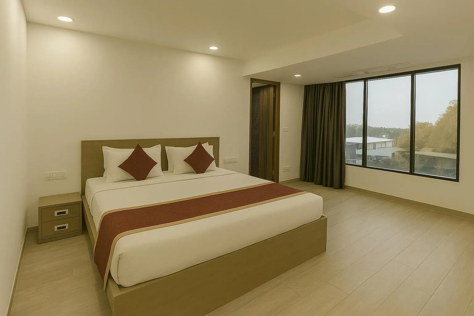 Bedroom, Bed in Hotel Solaris