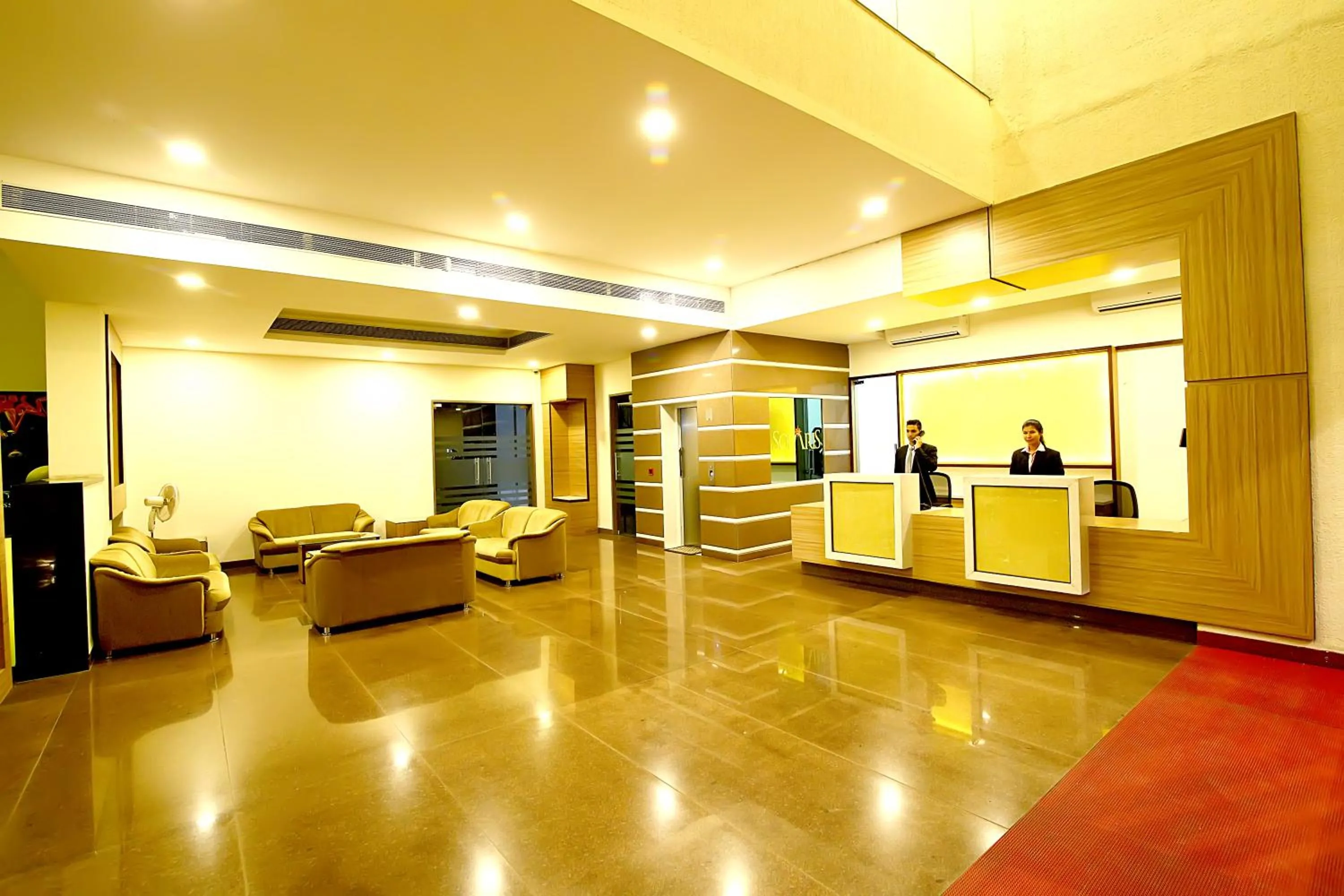 Lobby or reception in Hotel Solaris