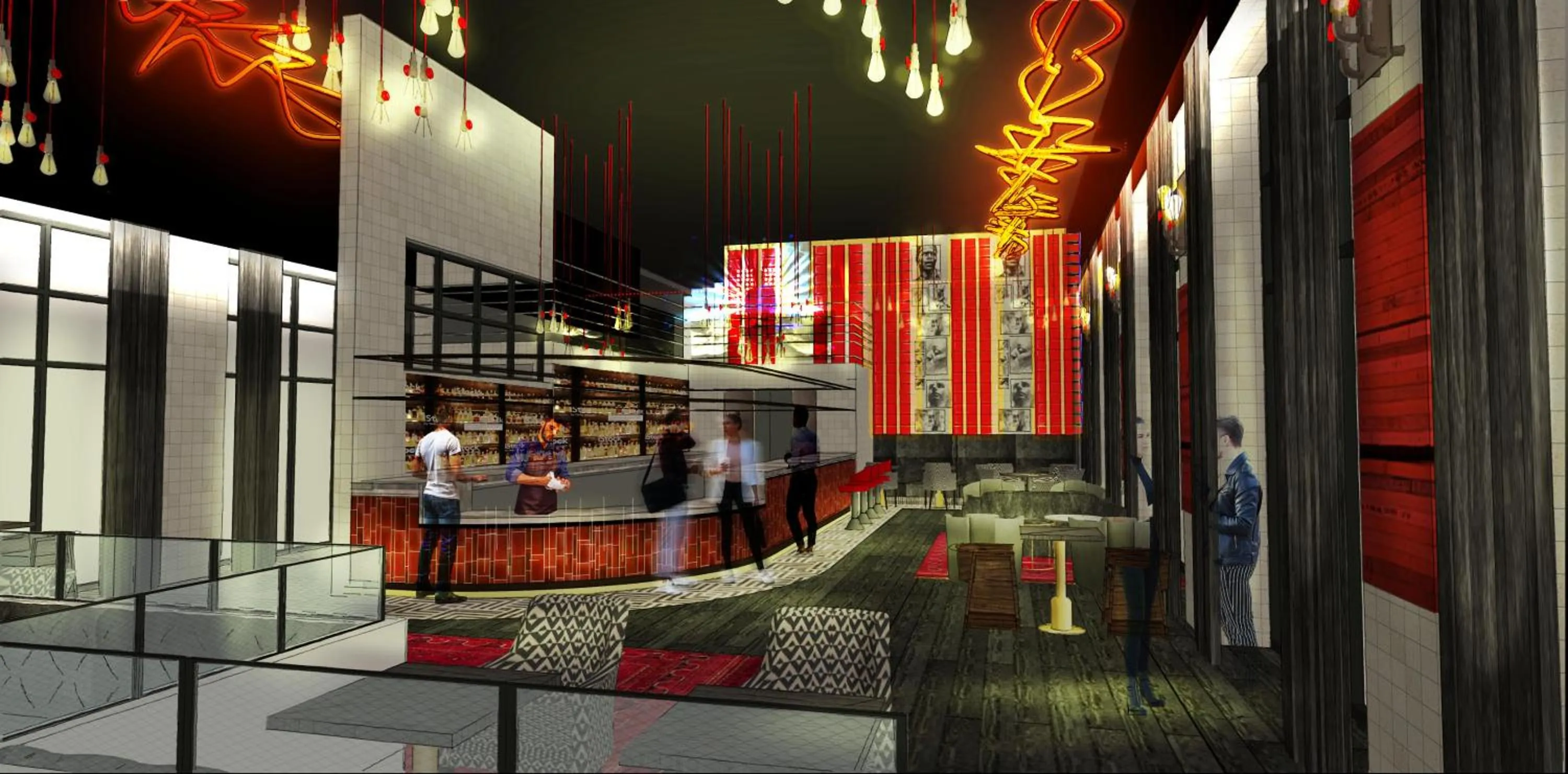 Restaurant/places to eat in Hotel Gotham Newcastle