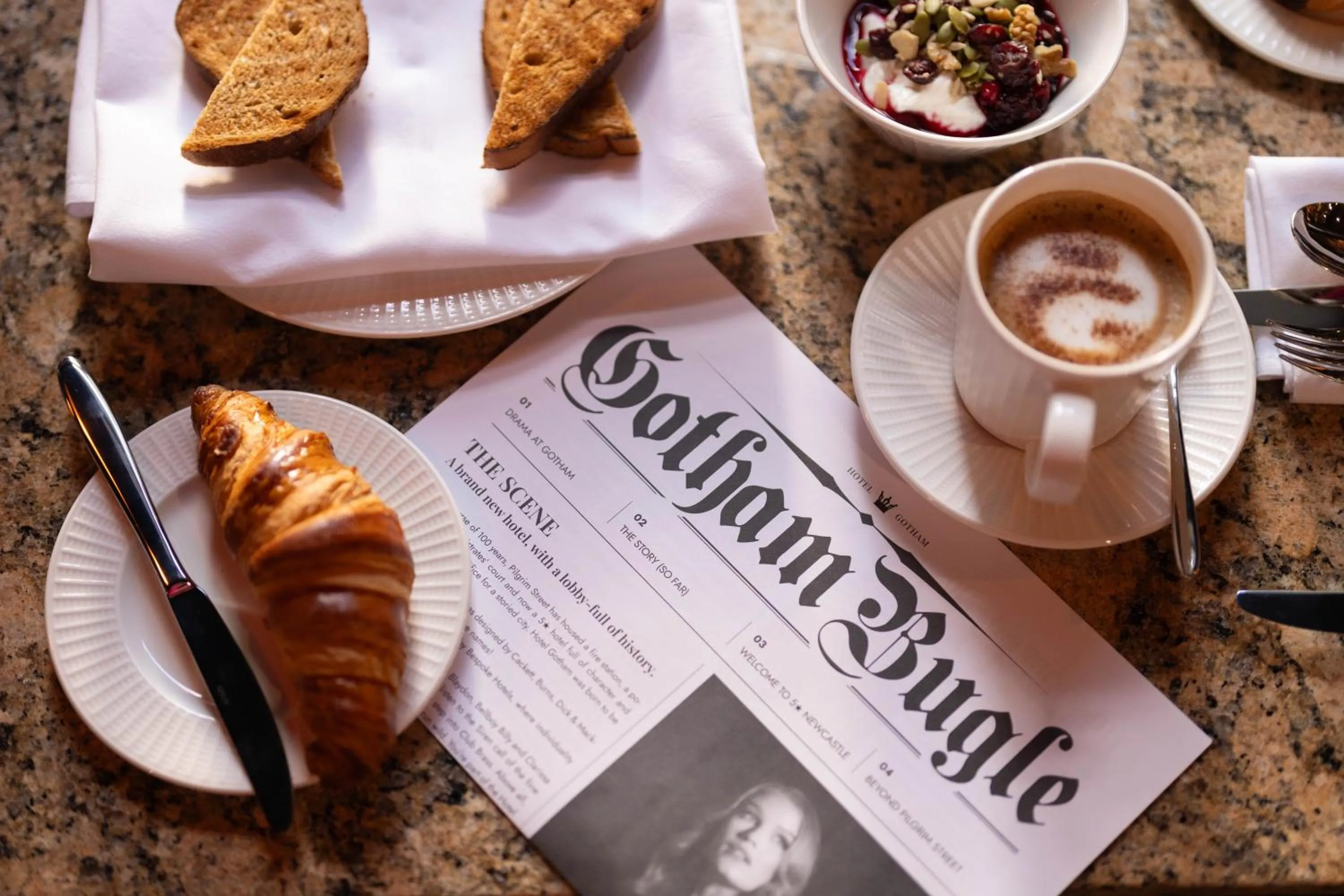 Breakfast in Hotel Gotham Newcastle