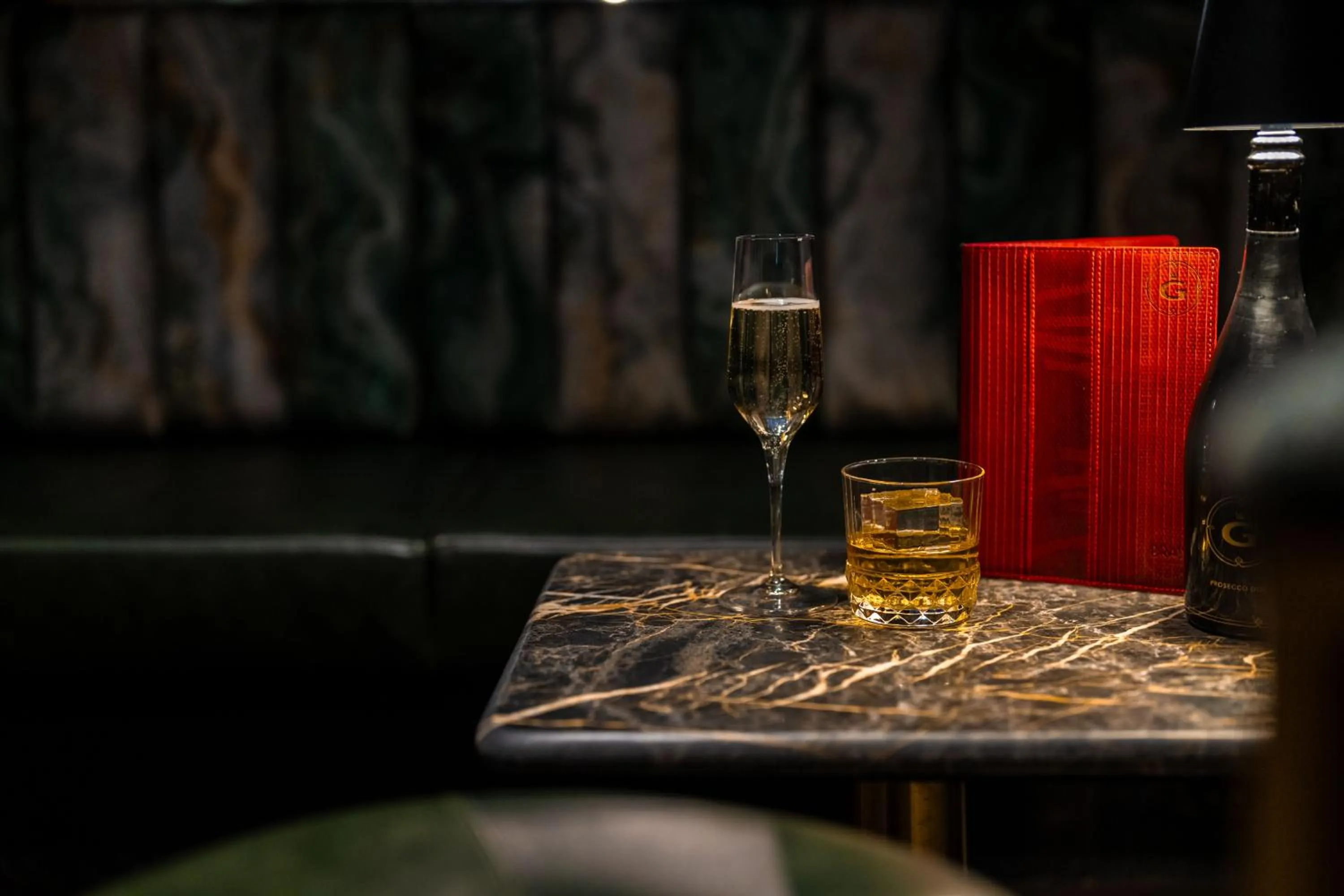 Alcoholic drinks in Hotel Gotham Newcastle